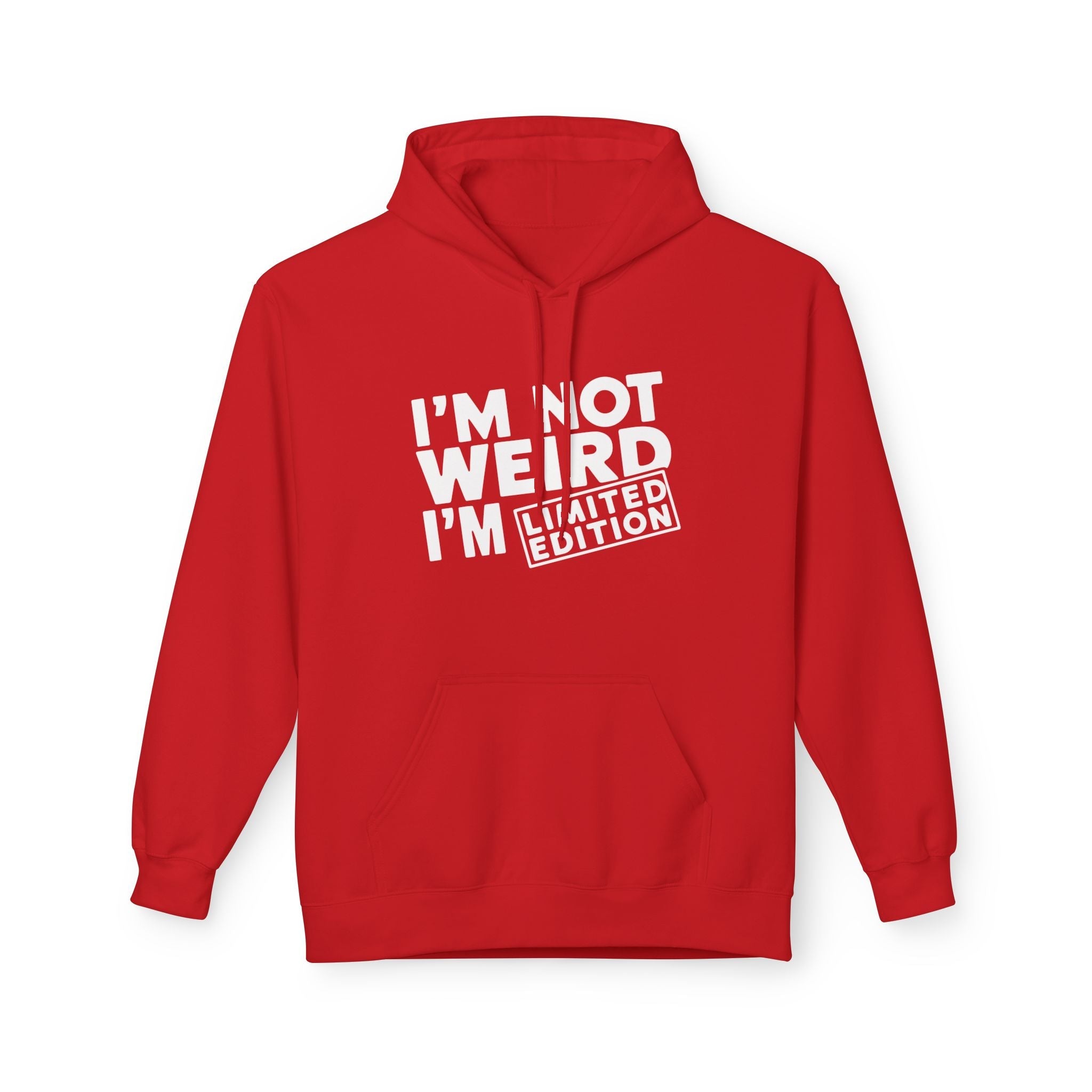 Men's Graphic Hoodie - I'm Not Weird I'm Limited Edition | Hoodie by atgodanddesigns