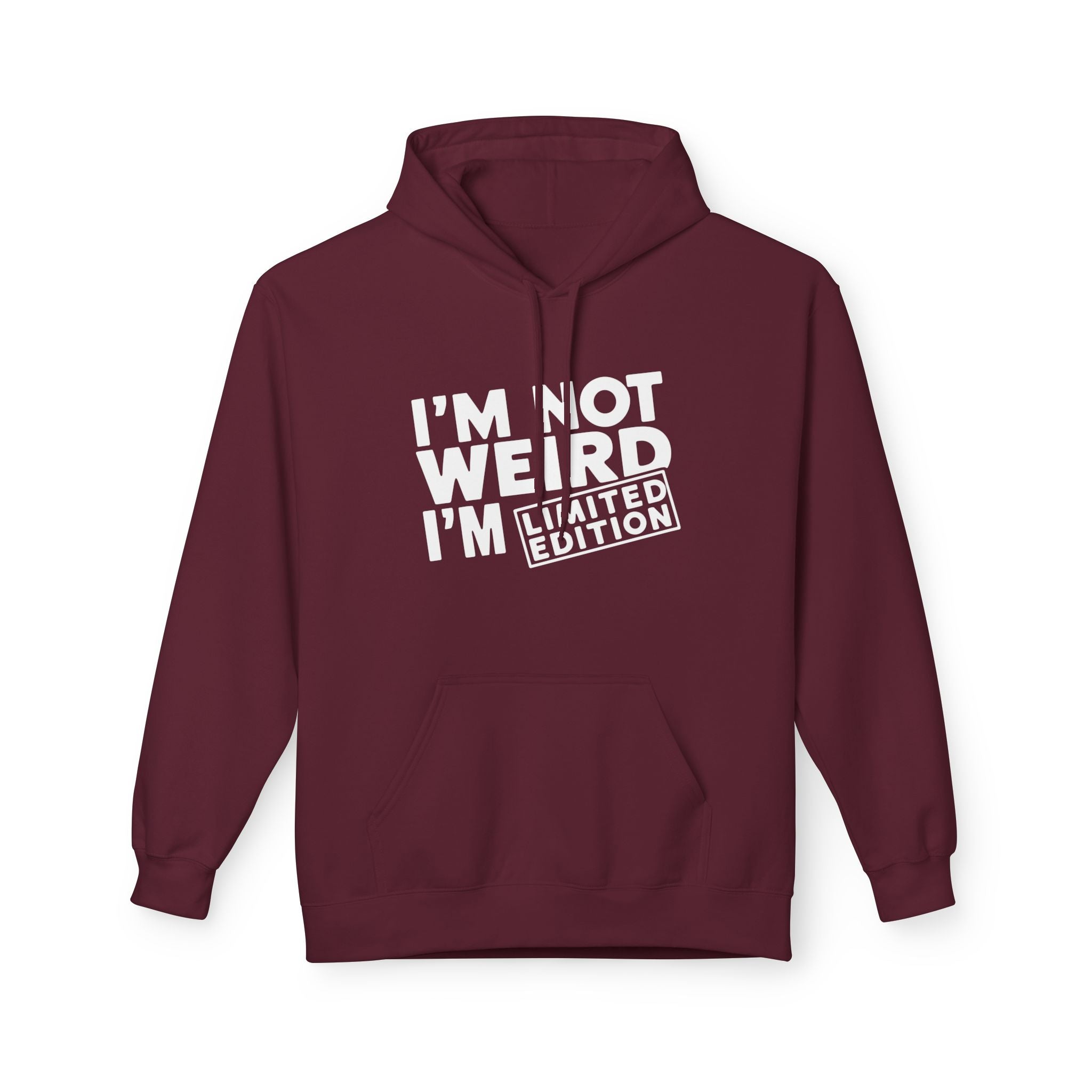 Men's Graphic Hoodie - I'm Not Weird I'm Limited Edition | Hoodie by atgodanddesigns