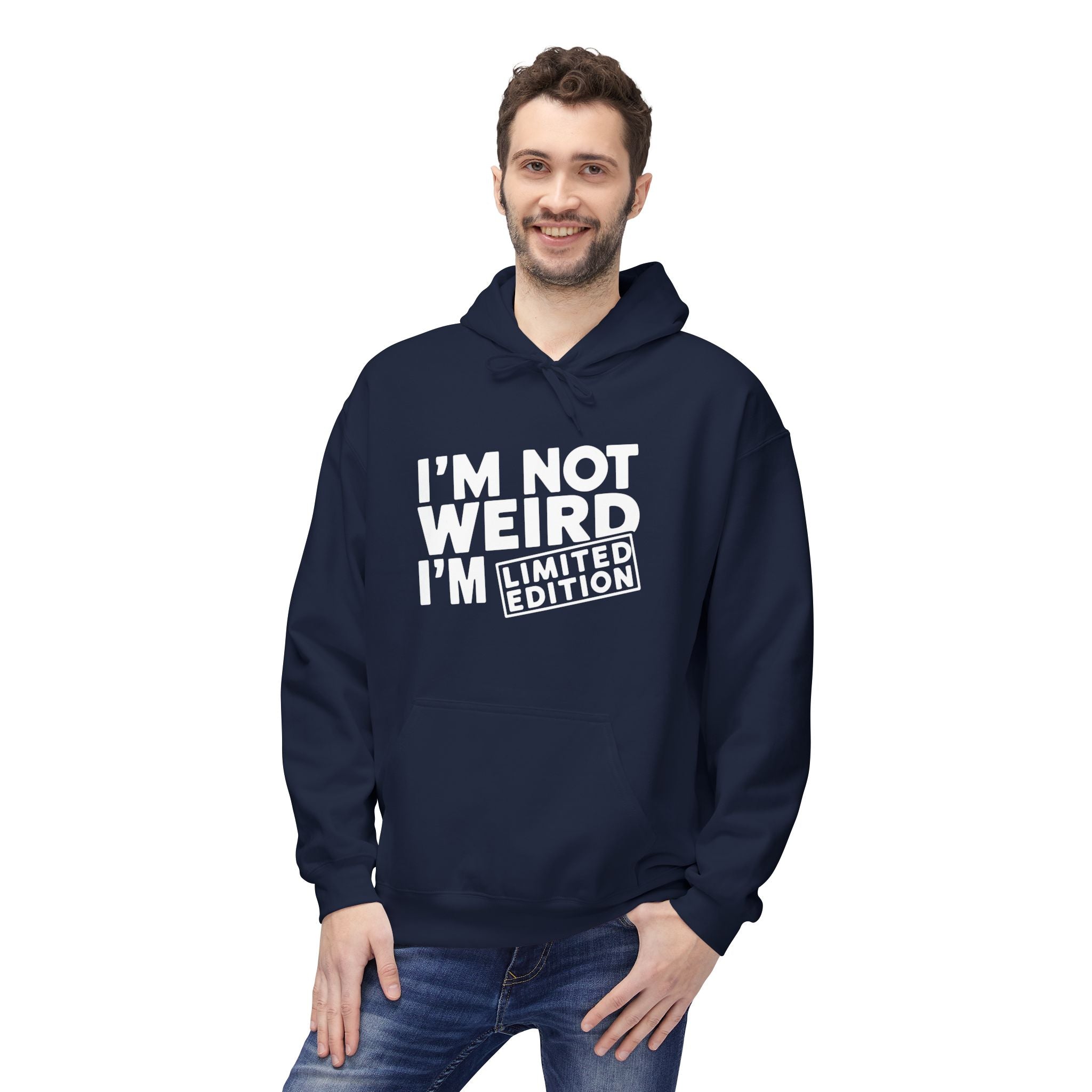 Men's Graphic Hoodie - I'm Not Weird I'm Limited Edition | Hoodie by atgodanddesigns