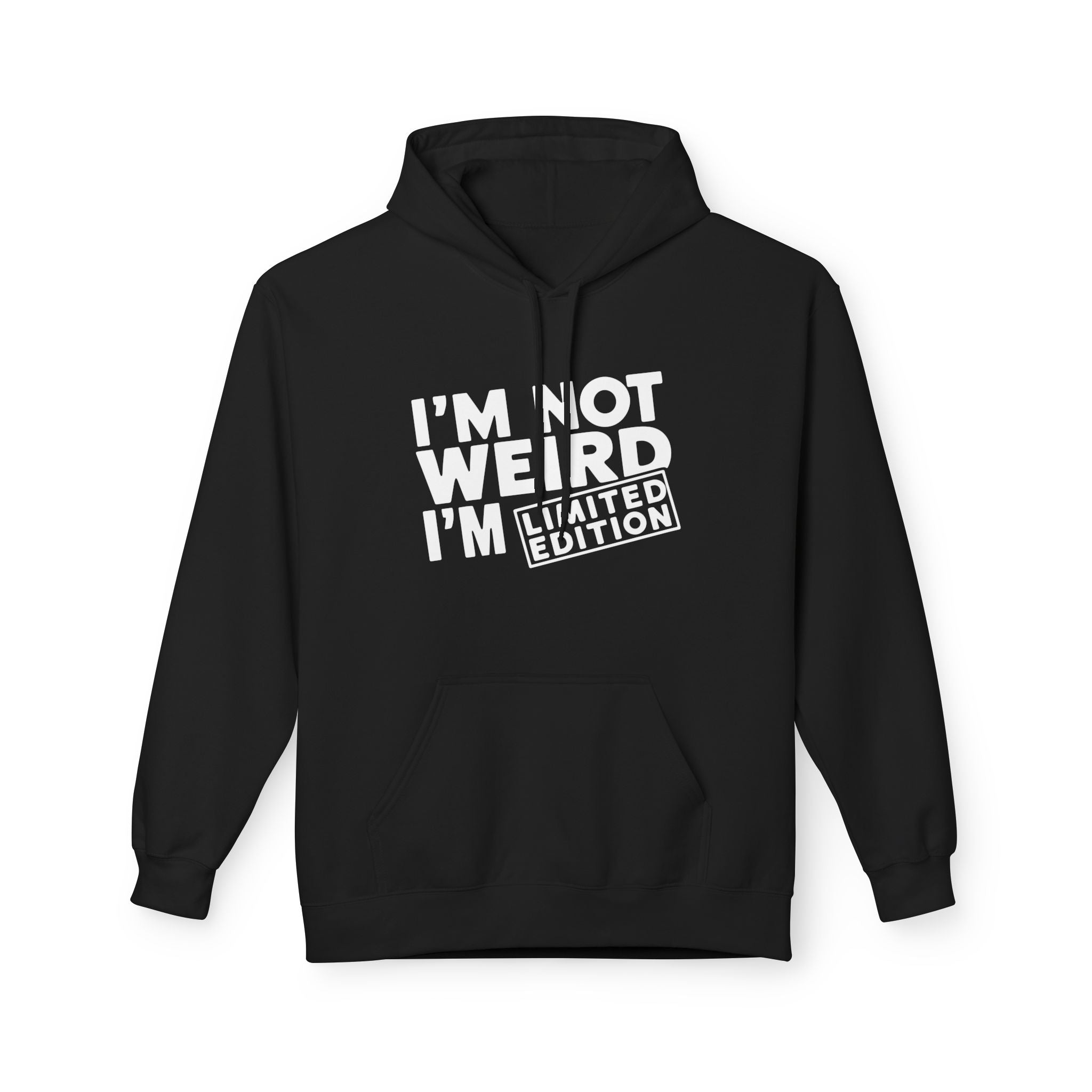 Men's Graphic Hoodie - I'm Not Weird I'm Limited Edition | Hoodie by atgodanddesigns
