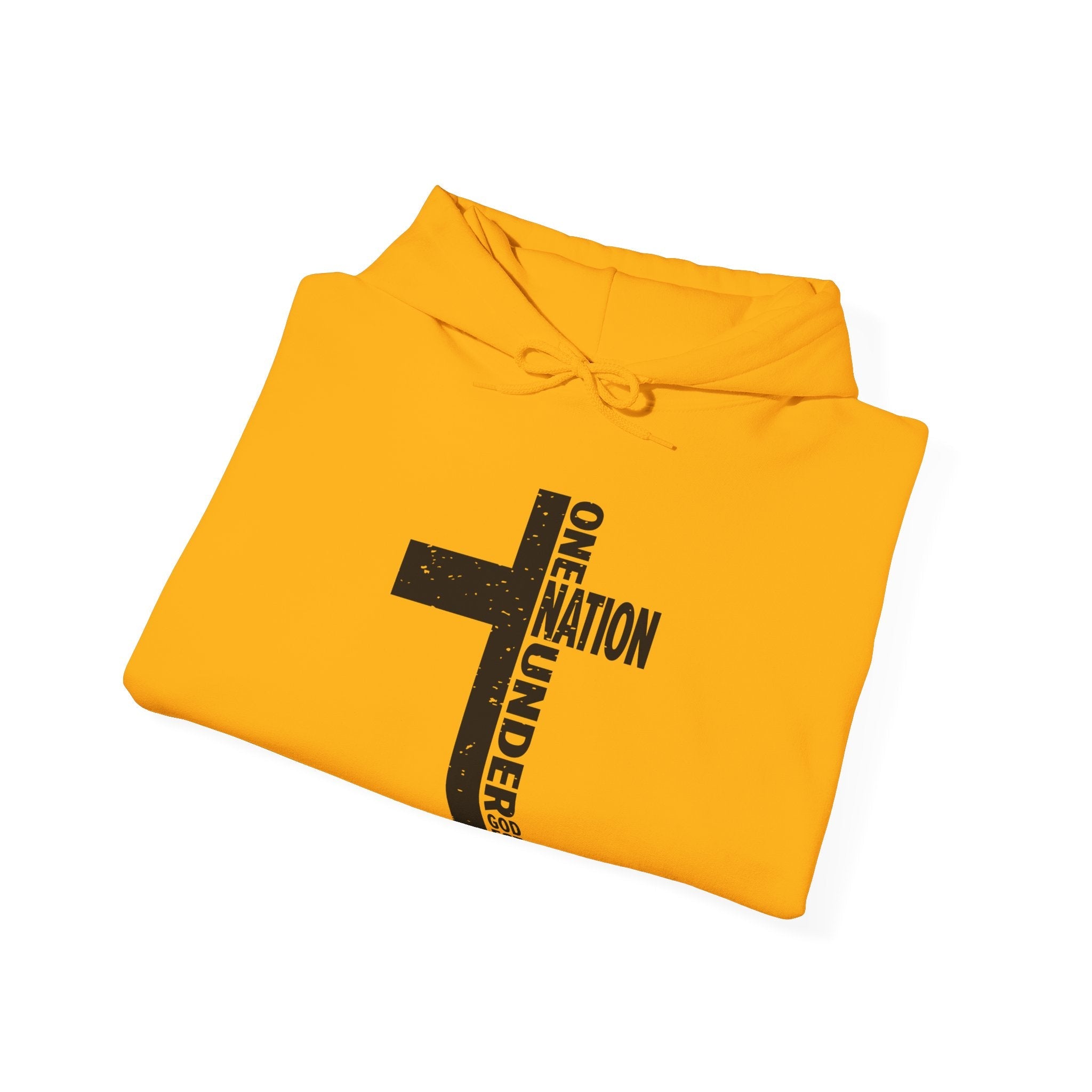 Men's Graphic Hoodie - One Nation Under God | Hoodie by atgodanddesigns