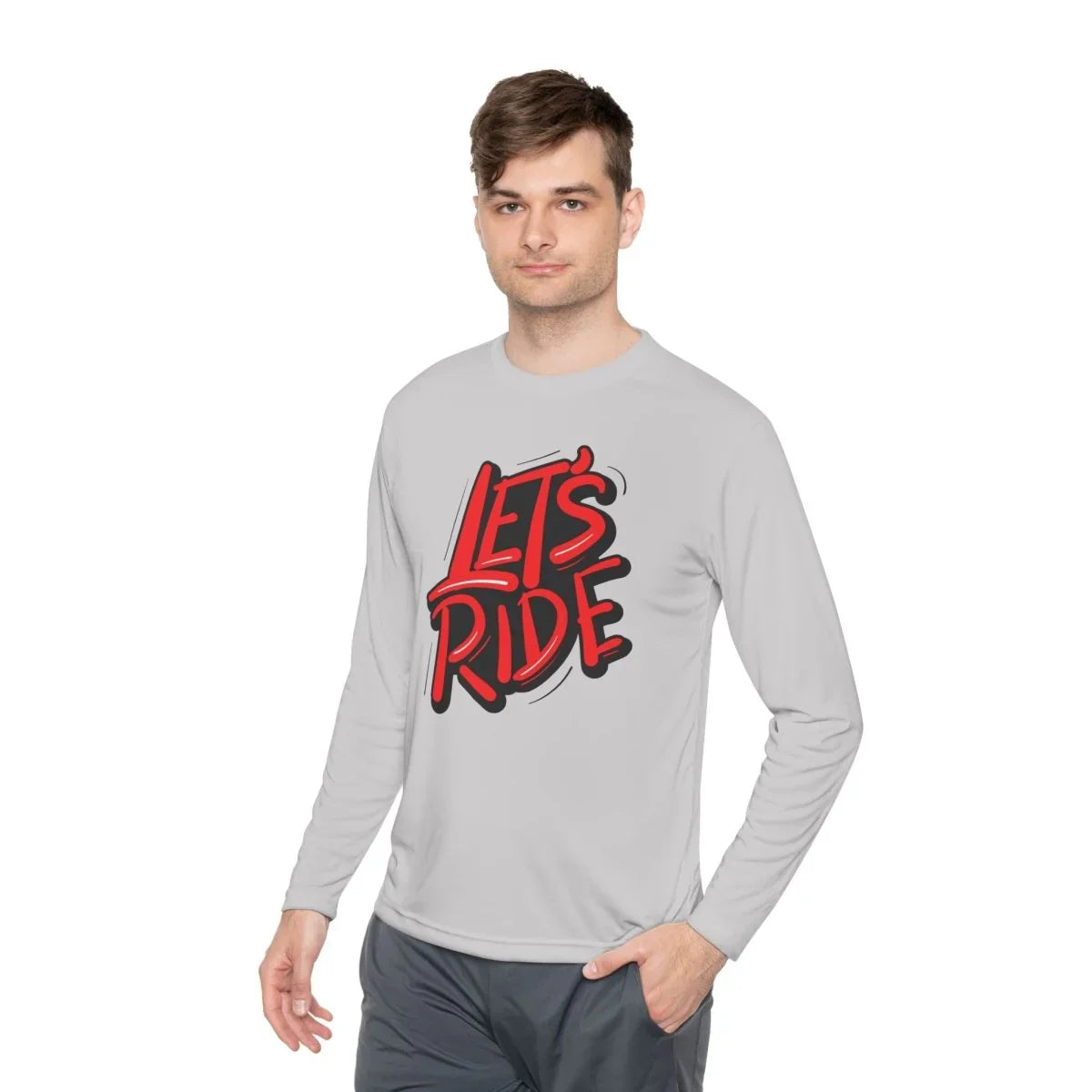 Men's Graphic Long Sleeve Tee - Let's Ride | Long - sleeve by atgodanddesigns