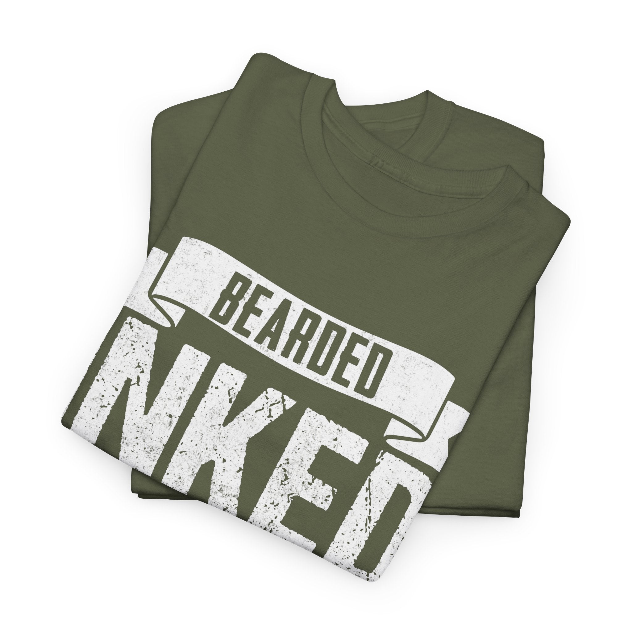 Men's Graphic T-Shirt - Bearded Inked And Awesome | T-Shirt by atgodanddesigns