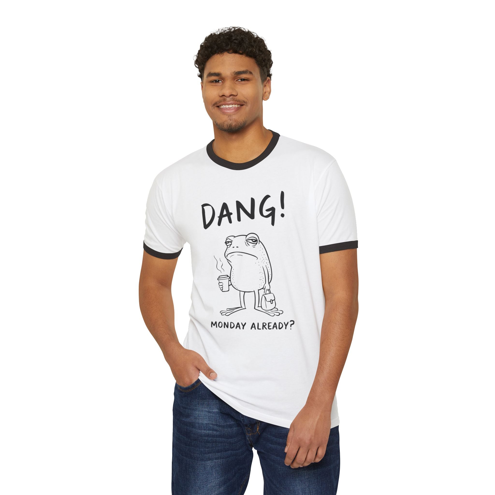 Men's Graphic T-Shirt - Dang! Monday Already? | T-Shirt by atgodanddesigns