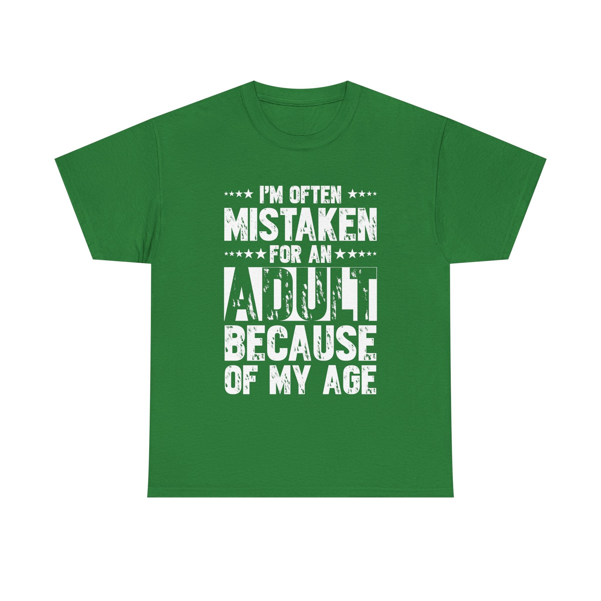 Men's Graphic T-Shirt - I Am Often Mistaken For An Adult | T-Shirt by atgodanddesigns