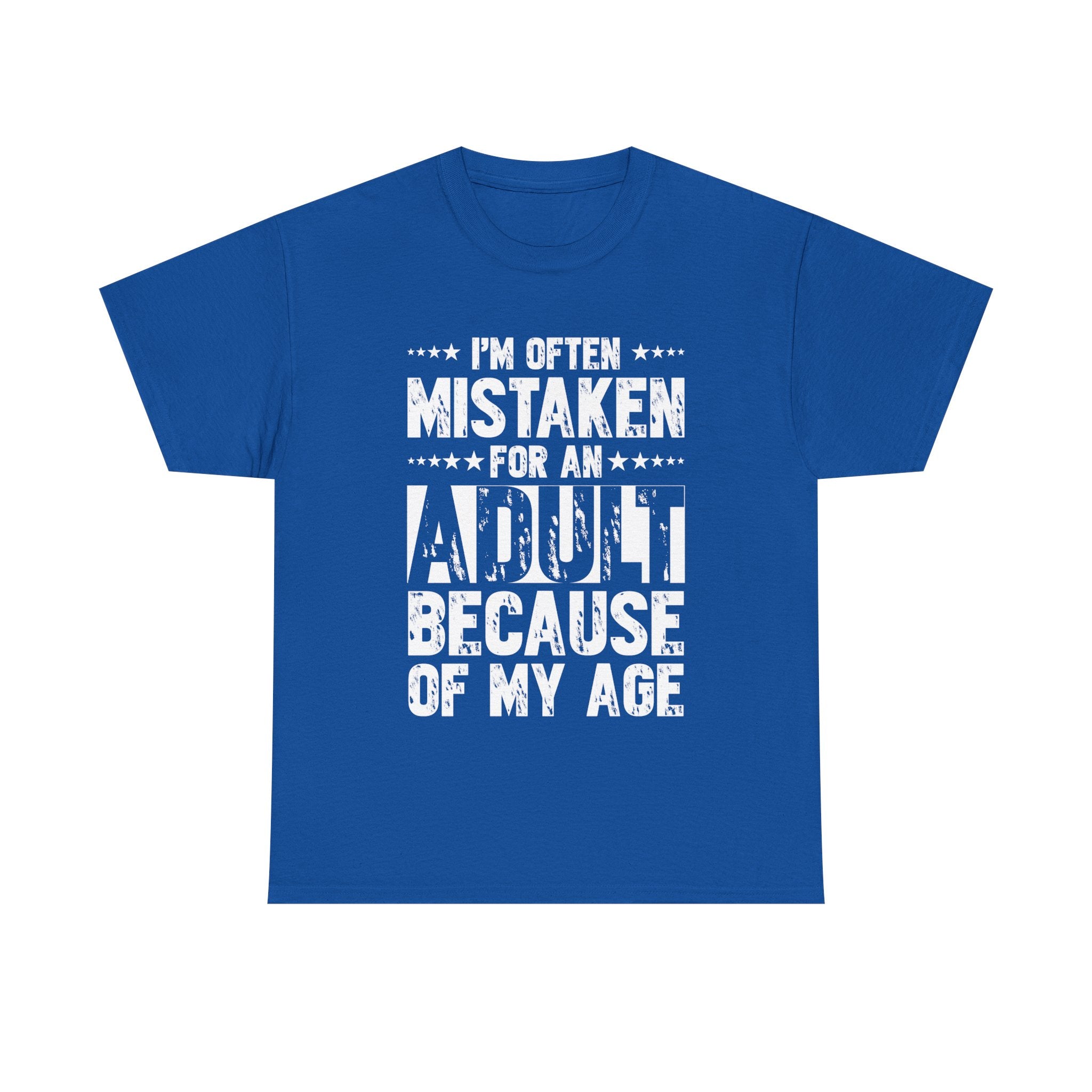 Men's Graphic T-Shirt - I Am Often Mistaken For An Adult | T-Shirt by atgodanddesigns