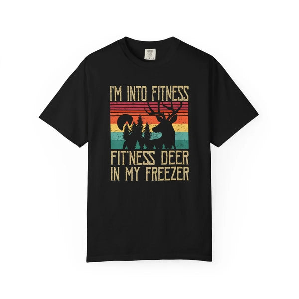 Men's Graphic T-Shirt - I'm Into Fitness...Fit'ness Deer In My Freezer | T-Shirt by atgodanddesigns