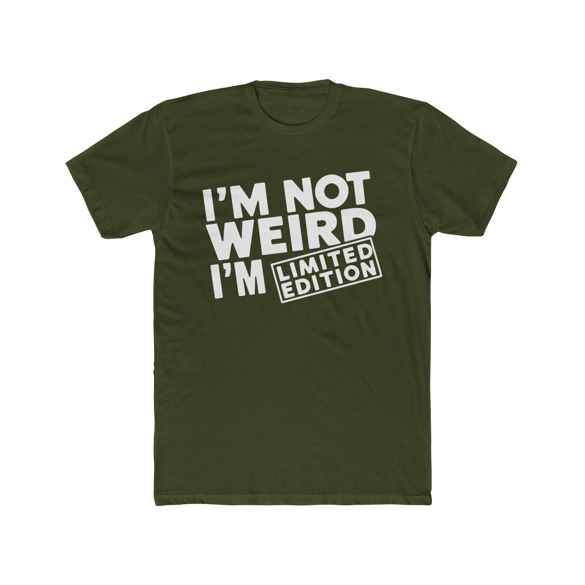 Men's Graphic T-Shirt - I'm Not Weird I'm Limited Edition | T-Shirt by atgodanddesigns
