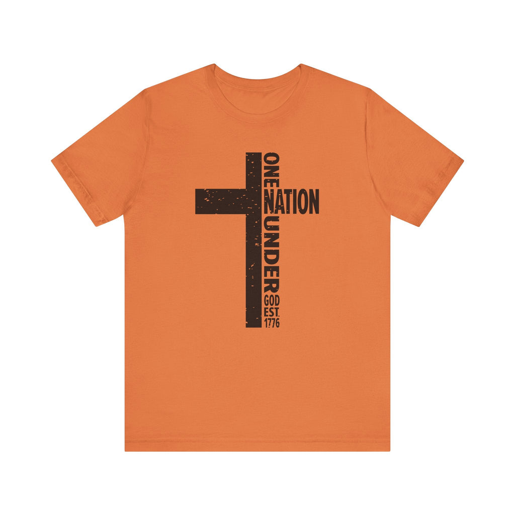 Men's Graphic T-shirt - " One Nation Under God" | T-Shirt by atgodanddesigns