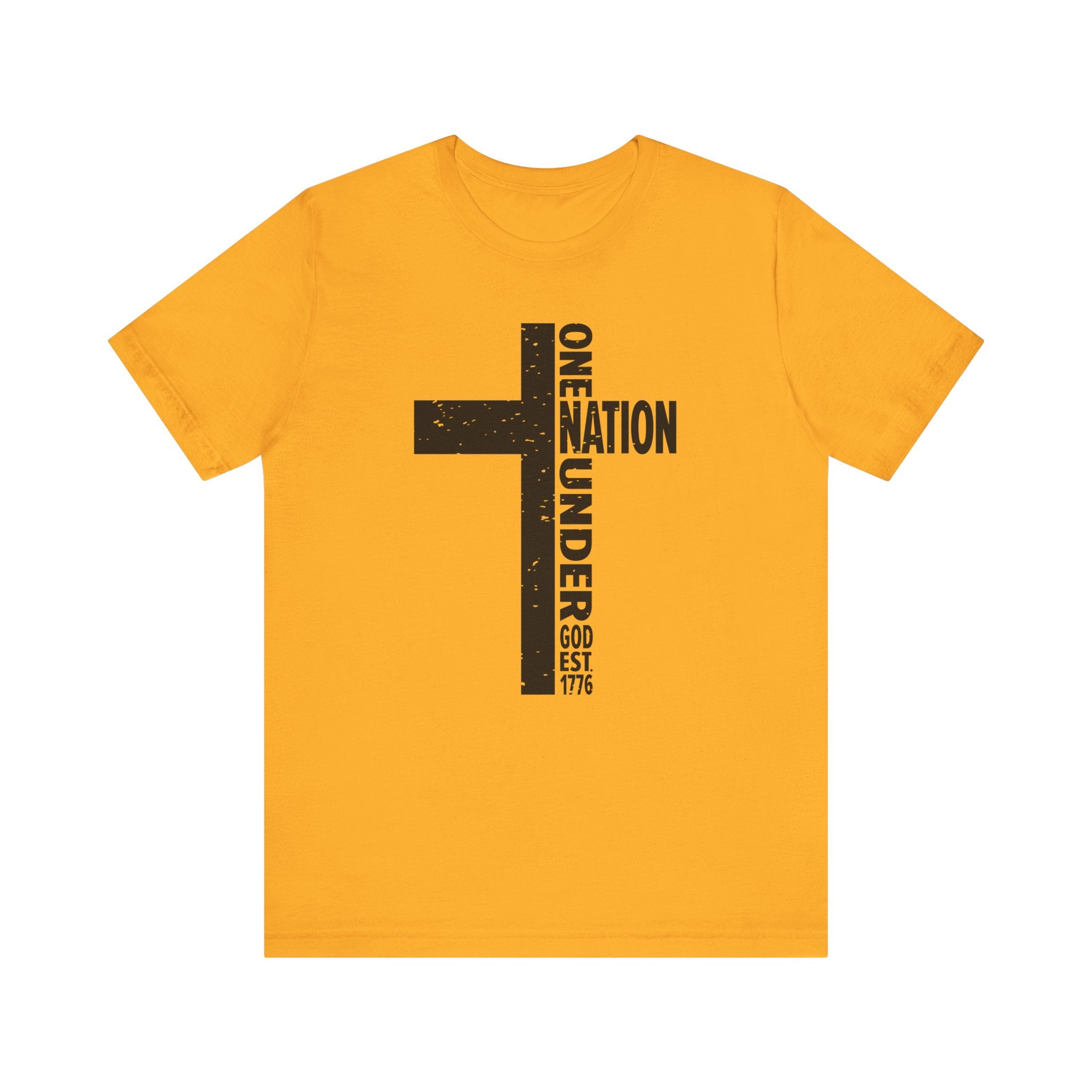 Men's Graphic T-shirt - " One Nation Under God" | T-Shirt by atgodanddesigns