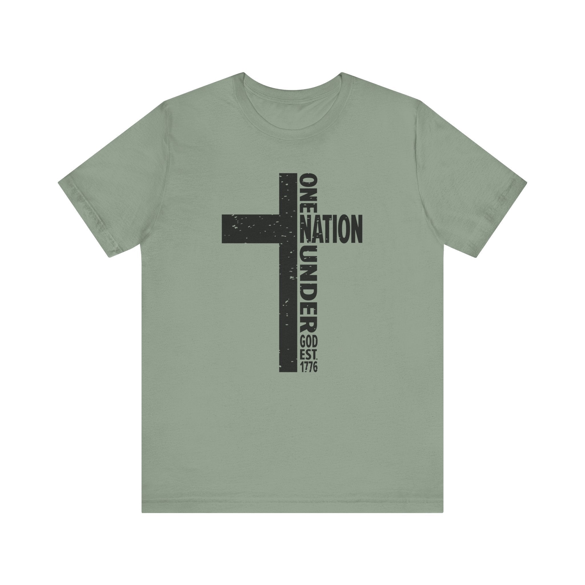 Men's Graphic T-shirt - " One Nation Under God" | T-Shirt by atgodanddesigns