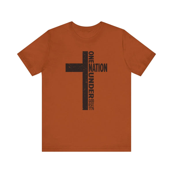 Men's Graphic T-shirt - " One Nation Under God" | T-Shirt by atgodanddesigns