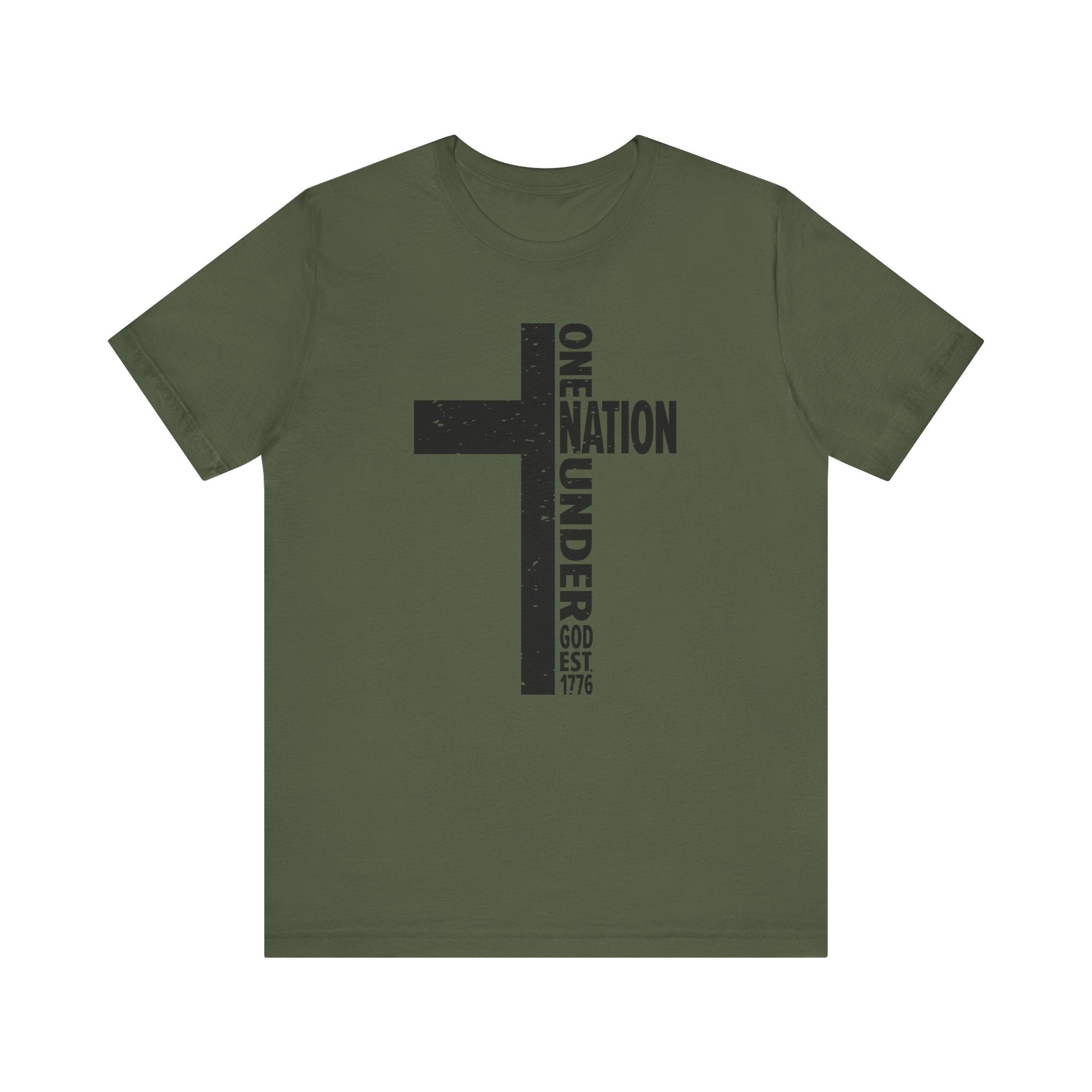 Men's Graphic T-shirt - " One Nation Under God" | T-Shirt by atgodanddesigns