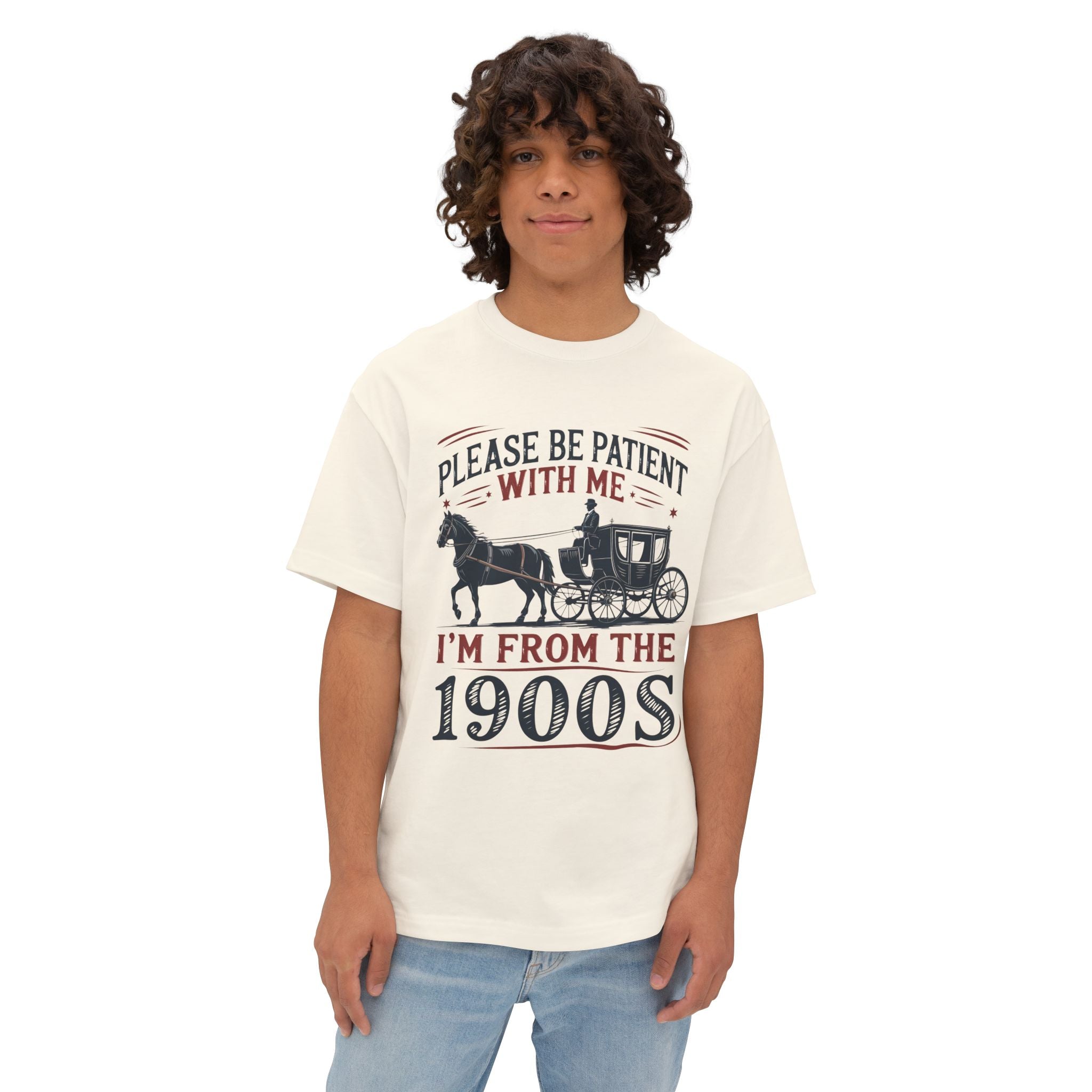Men's Graphic T-Shirt - Please Be Patient With Me I'm From The 1900s | T-Shirt by atgodanddesigns