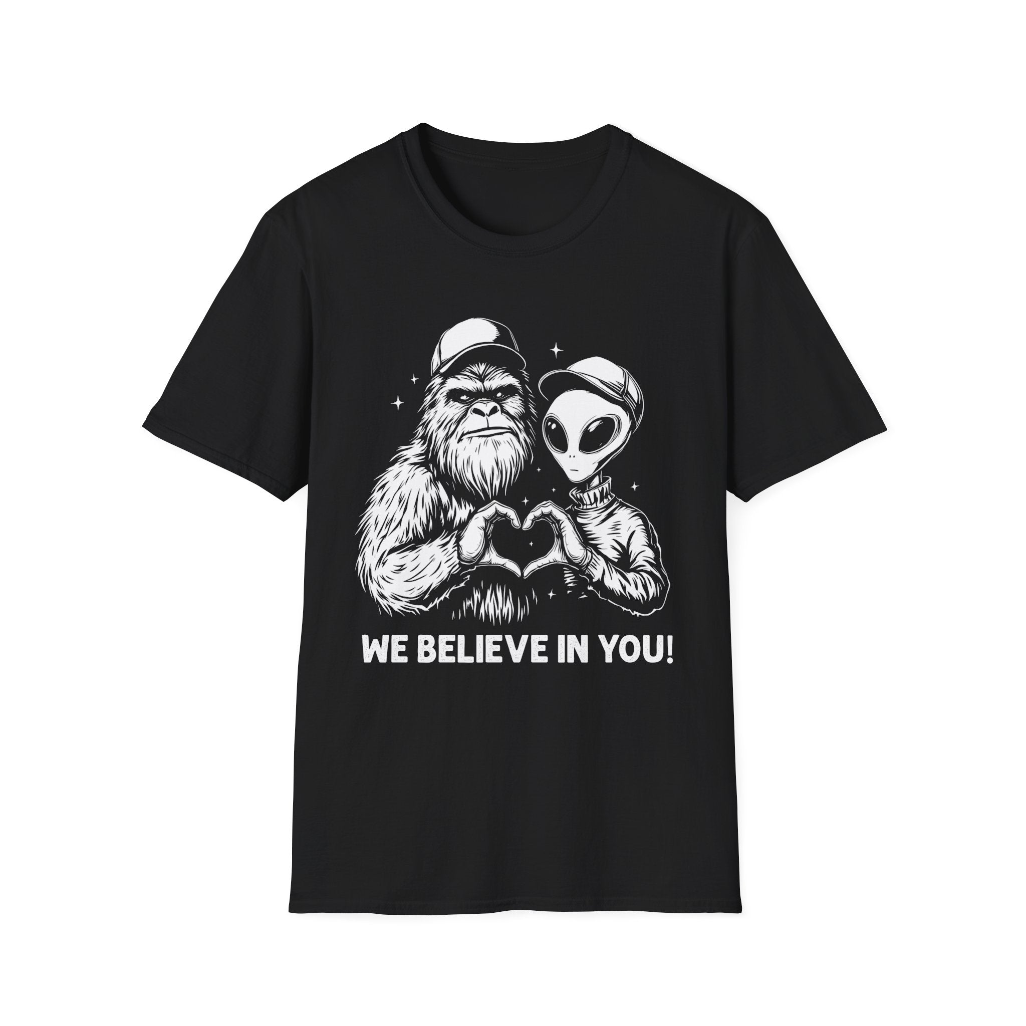 Men's Graphic T-Shirt - We Believe in You | T-Shirt by atgodanddesigns