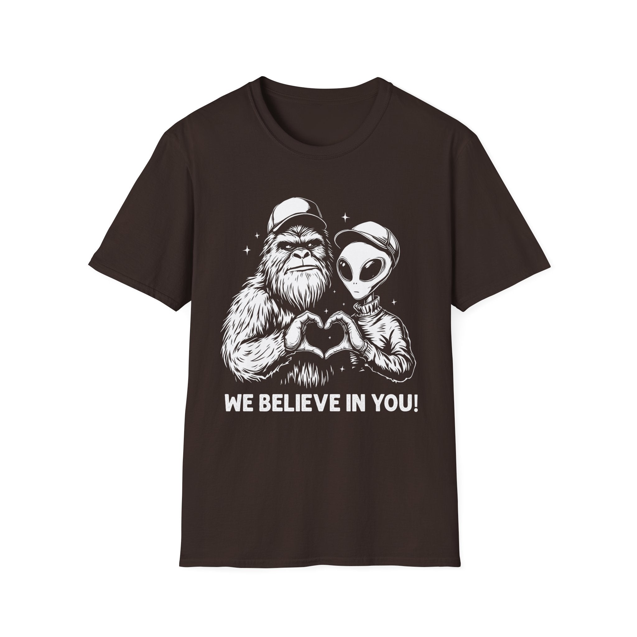Men's Graphic T-Shirt - We Believe in You | T-Shirt by atgodanddesigns