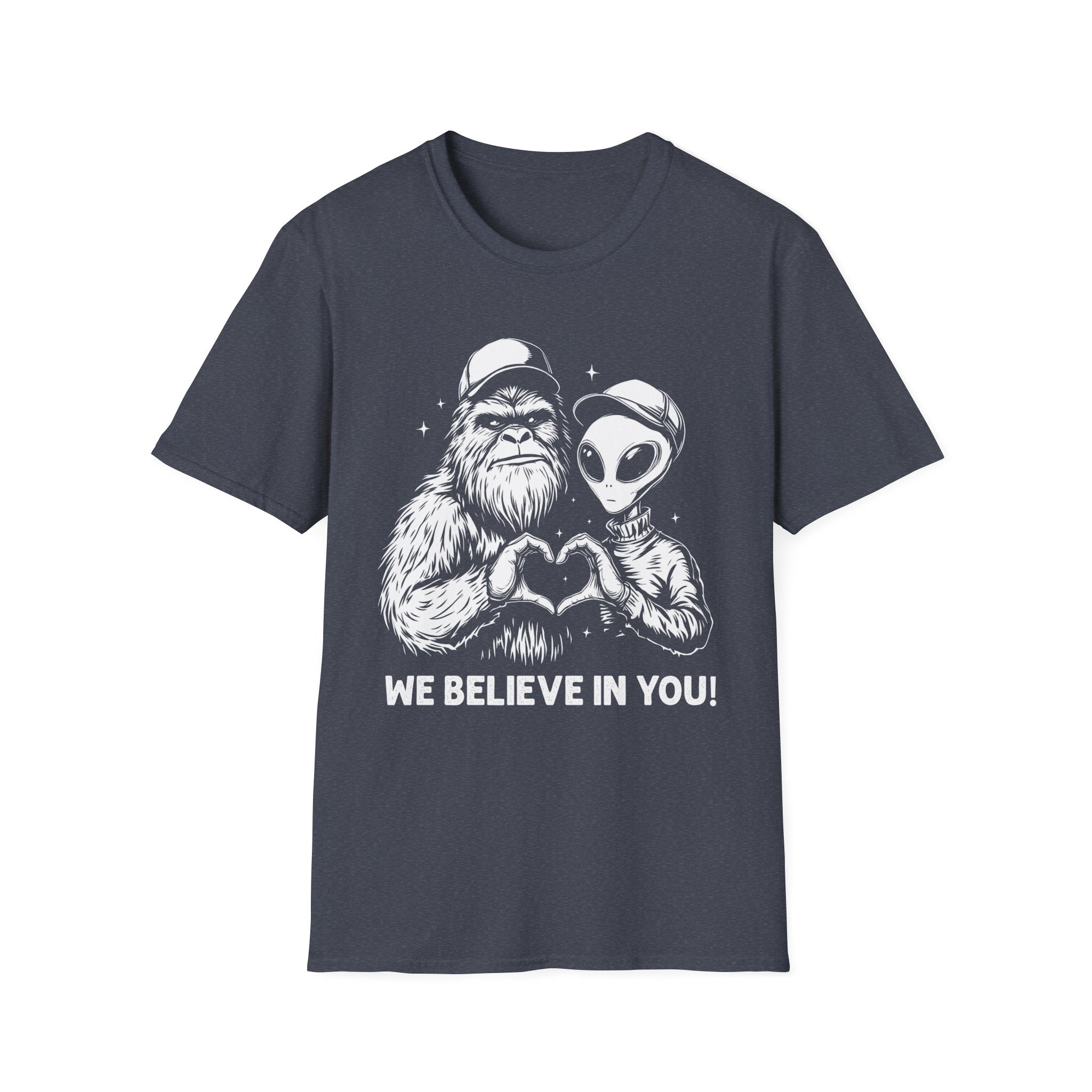 Men's Graphic T-Shirt - We Believe in You | T-Shirt by atgodanddesigns