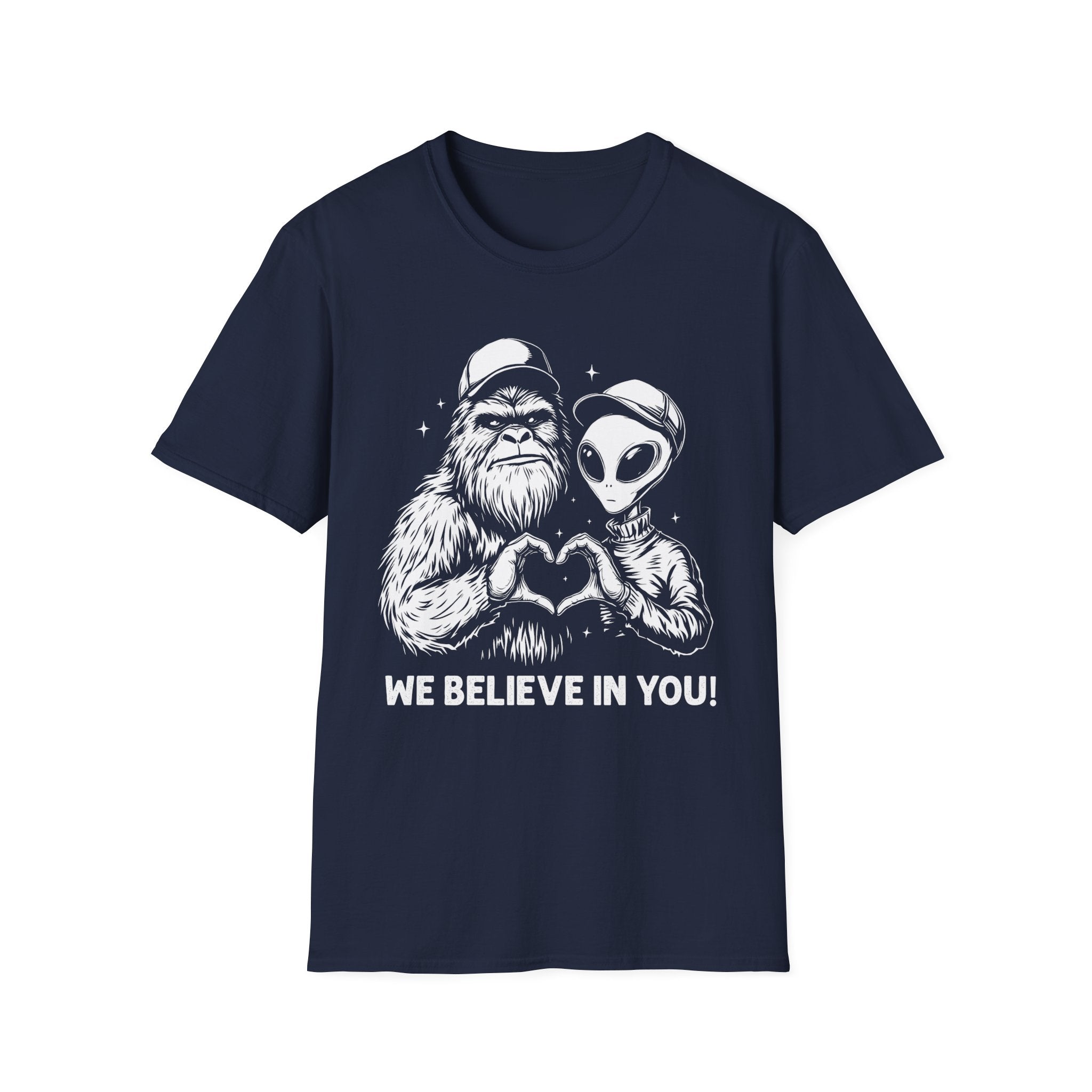 Men's Graphic T-Shirt - We Believe in You | T-Shirt by atgodanddesigns