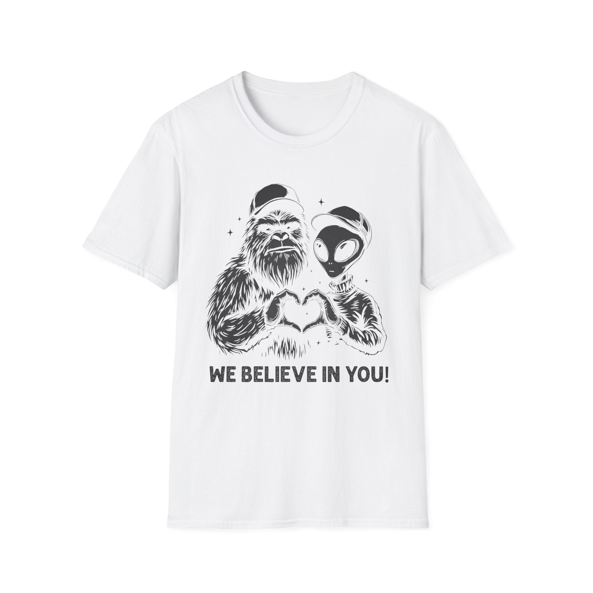 Men's Graphic T-Shirt - We Believe in You | T-Shirt by atgodanddesigns