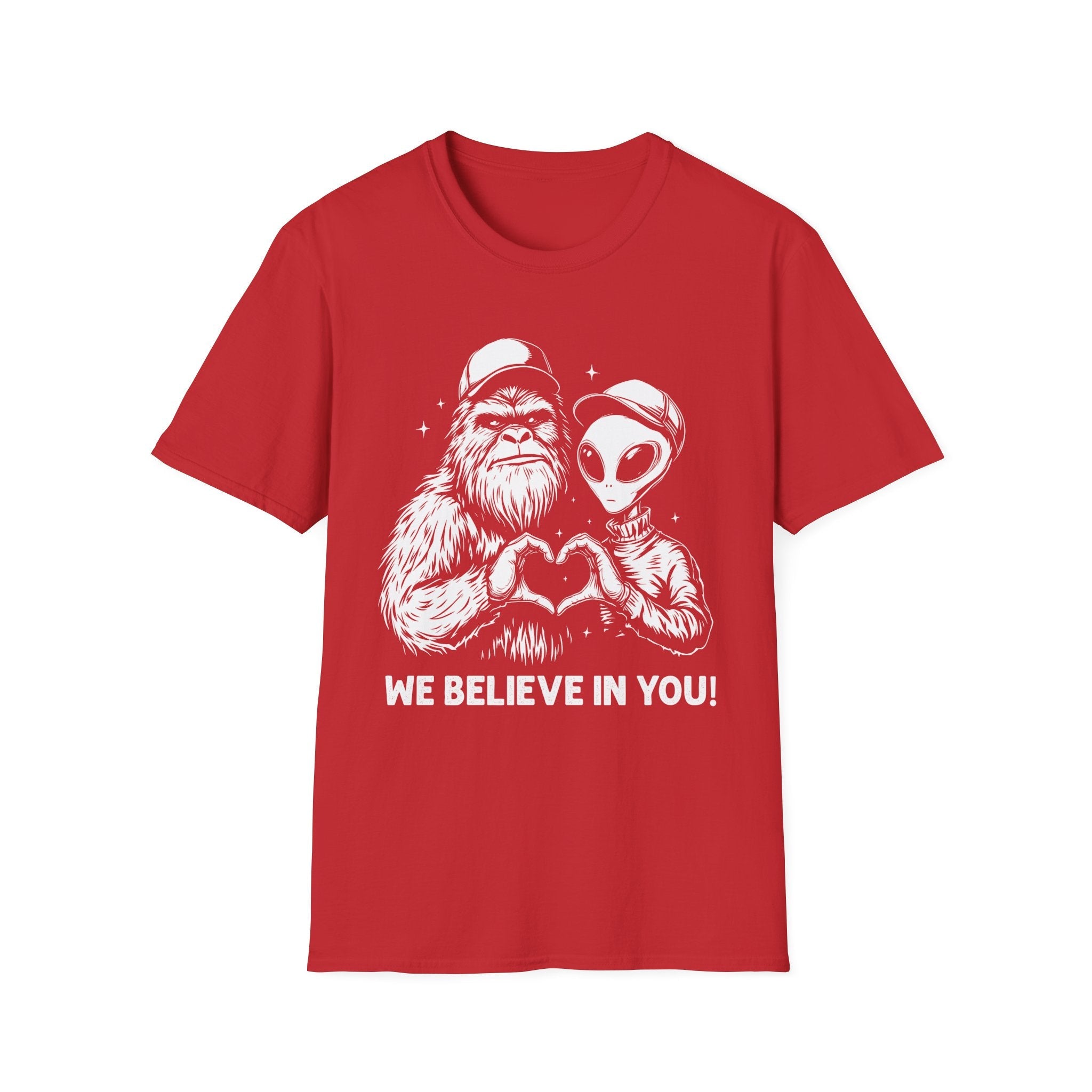 Men's Graphic T-Shirt - We Believe in You | T-Shirt by atgodanddesigns