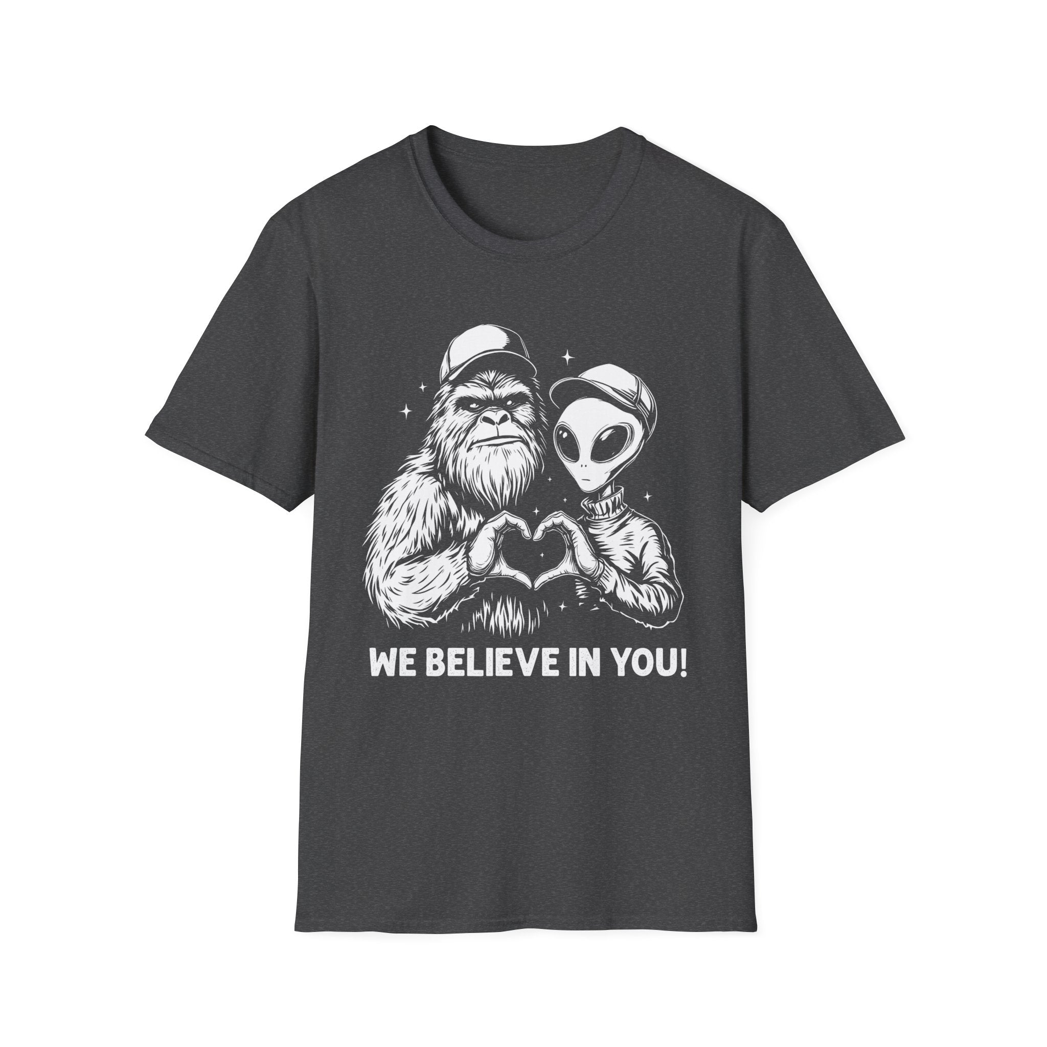 Men's Graphic T-Shirt - We Believe in You | T-Shirt by atgodanddesigns