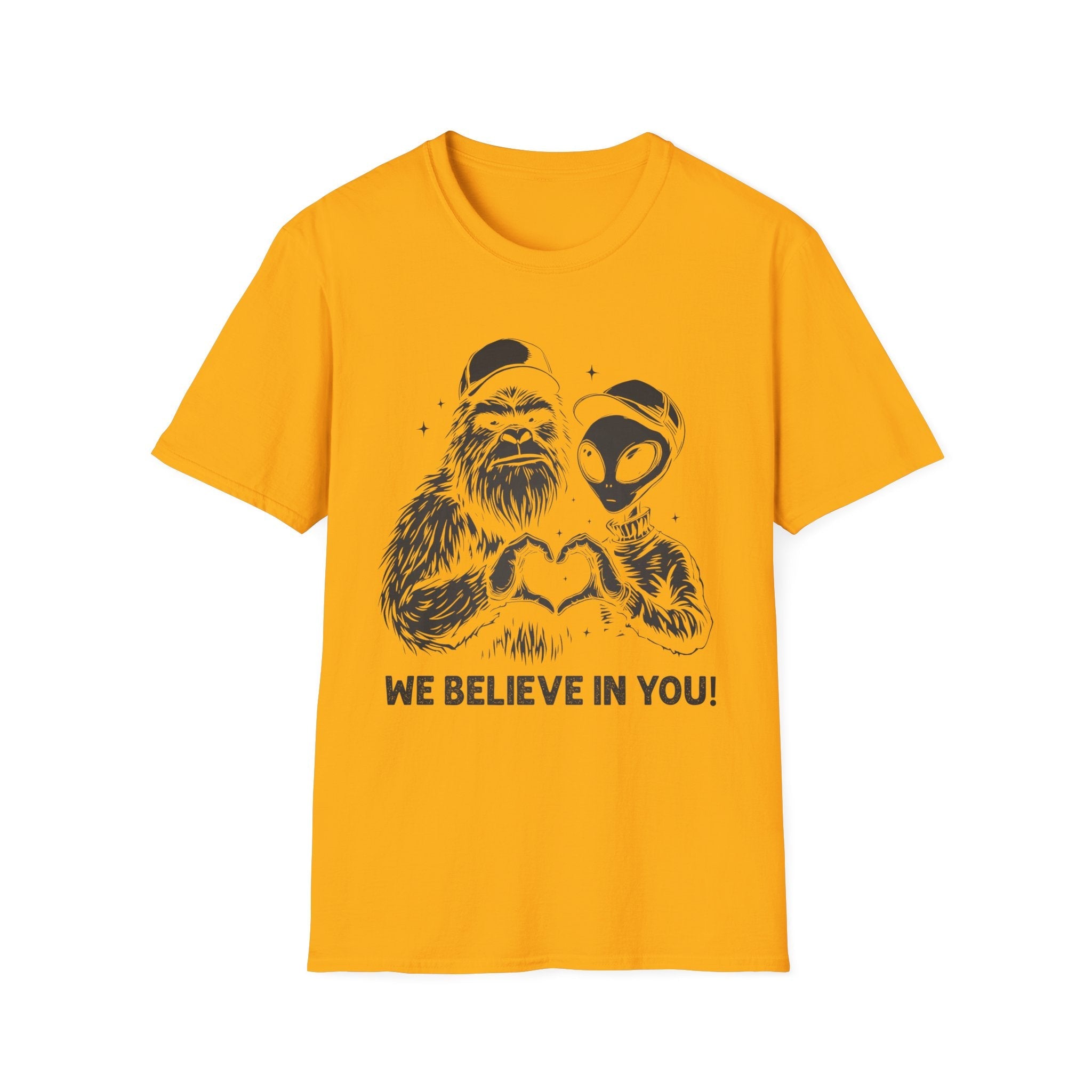 Men's Graphic T-Shirt - We Believe in You | T-Shirt by atgodanddesigns
