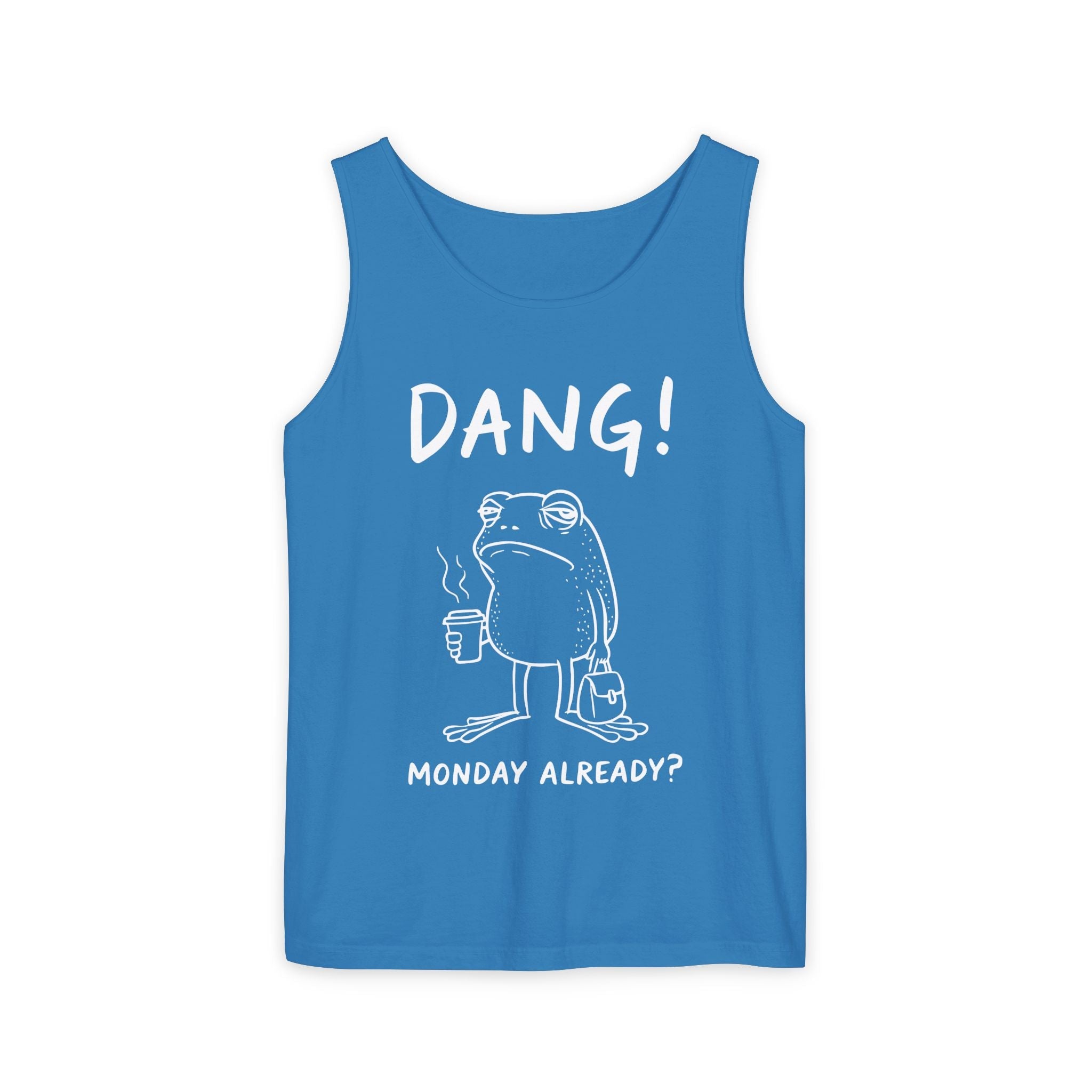Men's Graphic Tank - Dang! Monday Already? | Tank Top by atgodanddesigns