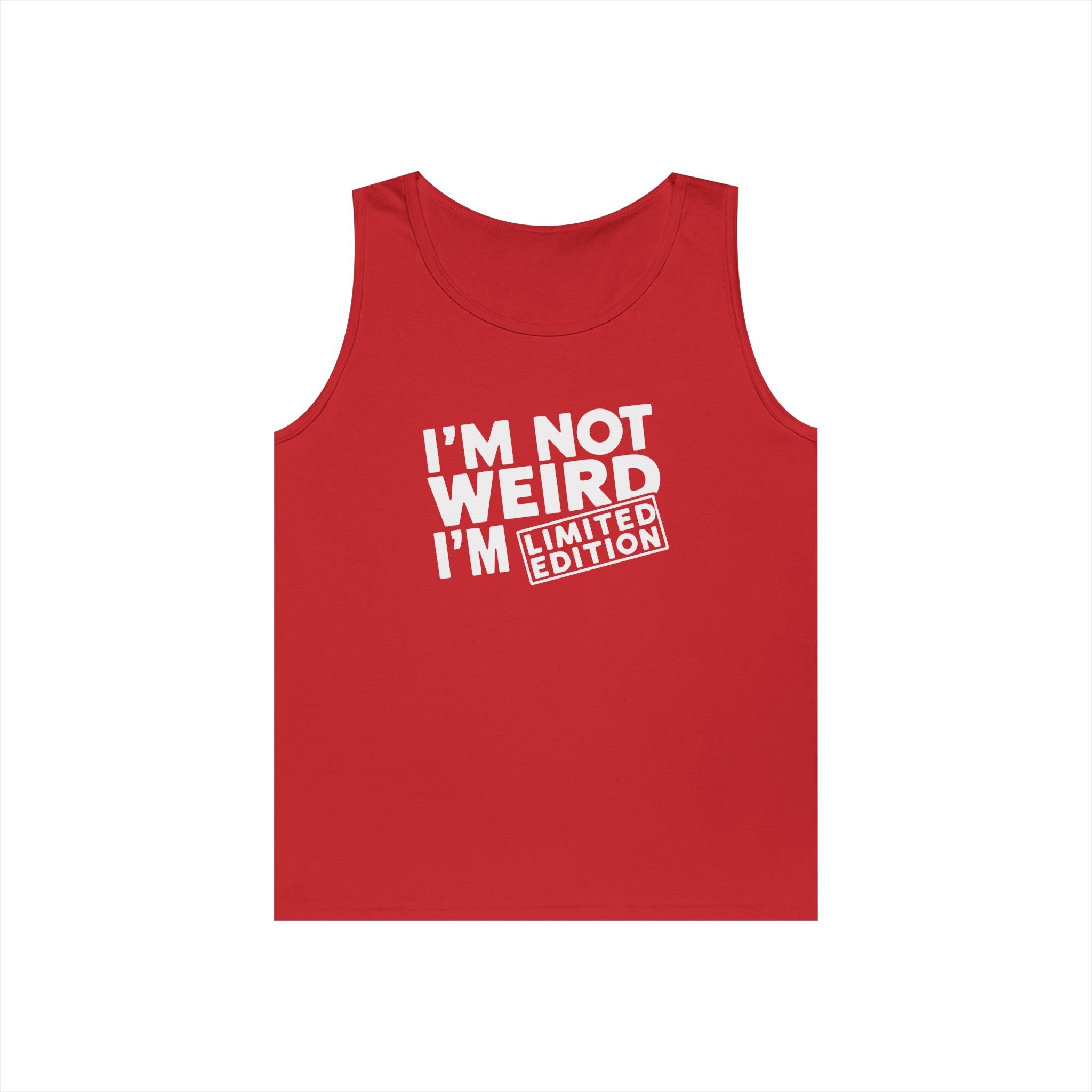 Men's Graphic Tank - I'm Not Weird I'm Limited Edition | Tank Top by atgodanddesigns