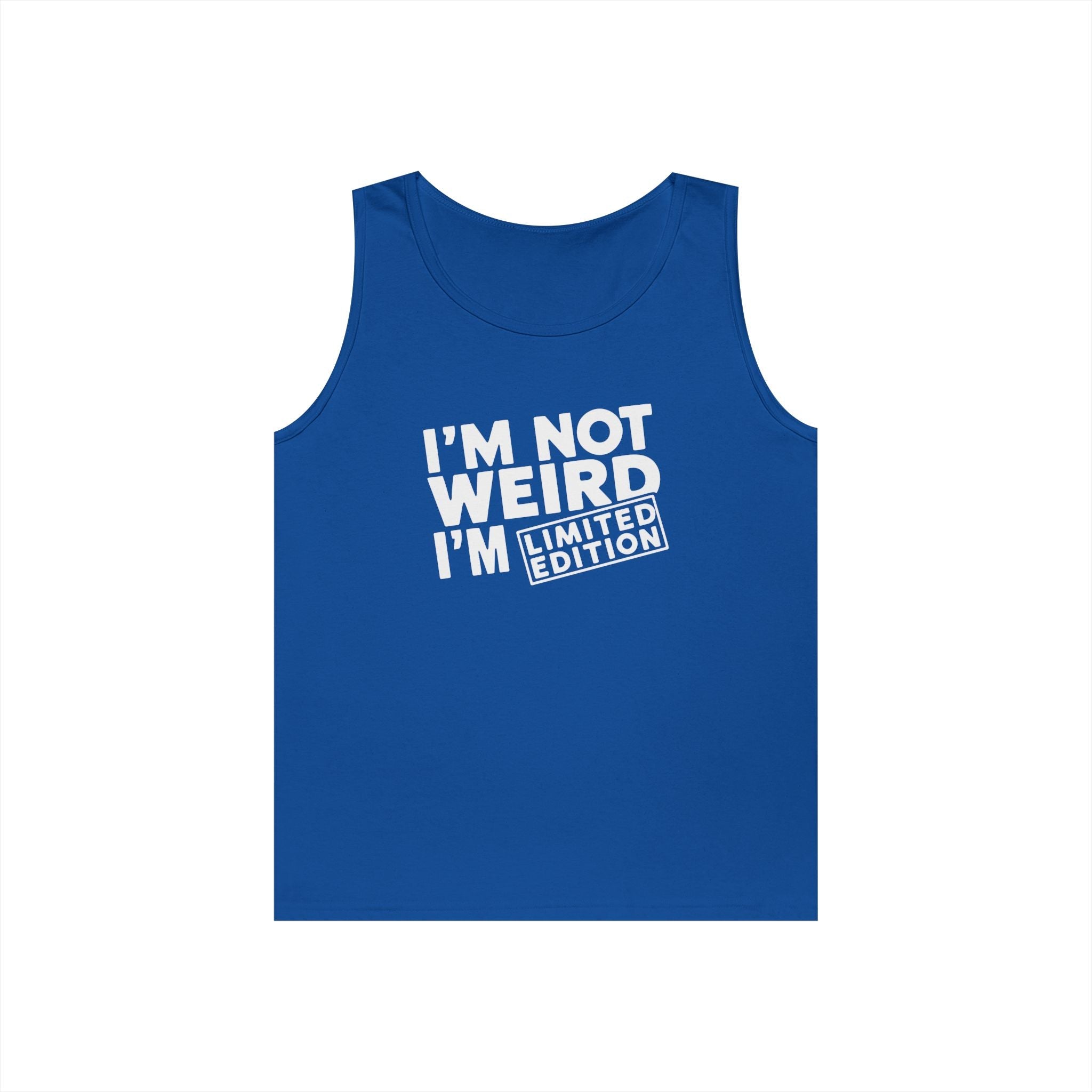 Men's Graphic Tank - I'm Not Weird I'm Limited Edition | Tank Top by atgodanddesigns