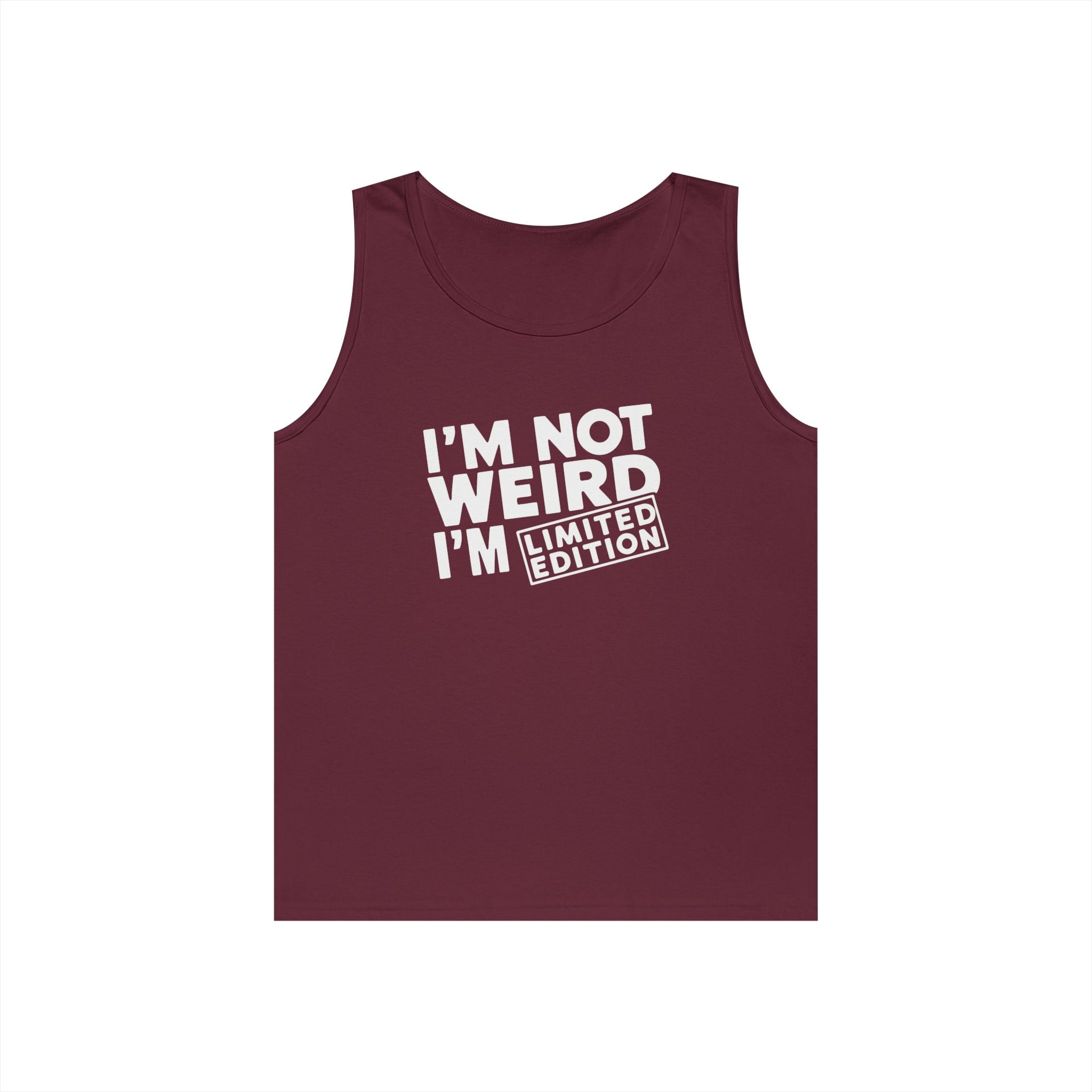 Men's Graphic Tank - I'm Not Weird I'm Limited Edition | Tank Top by atgodanddesigns