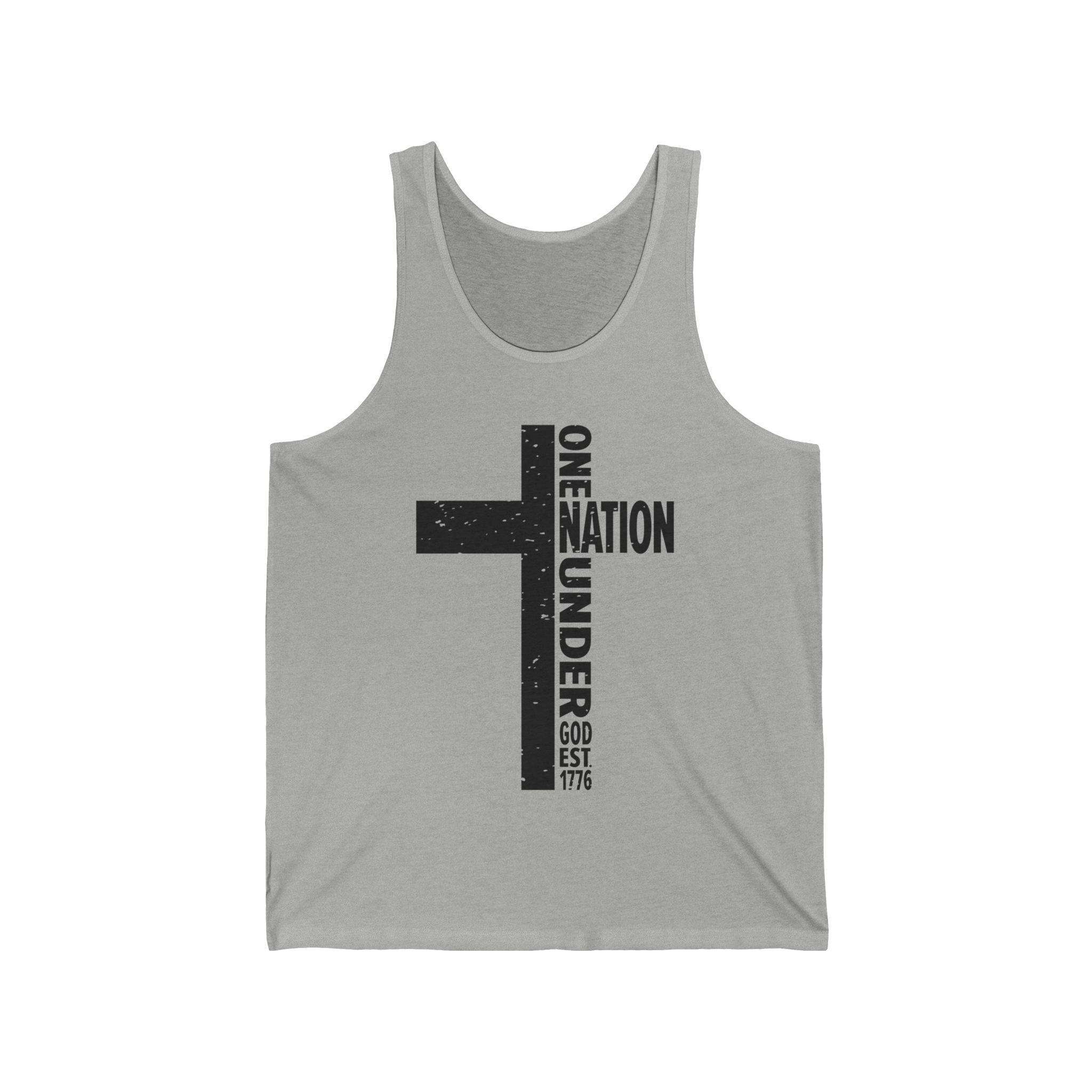 Men's Graphic Tank - " One Nation Under God" | Tank Top by atgodanddesigns