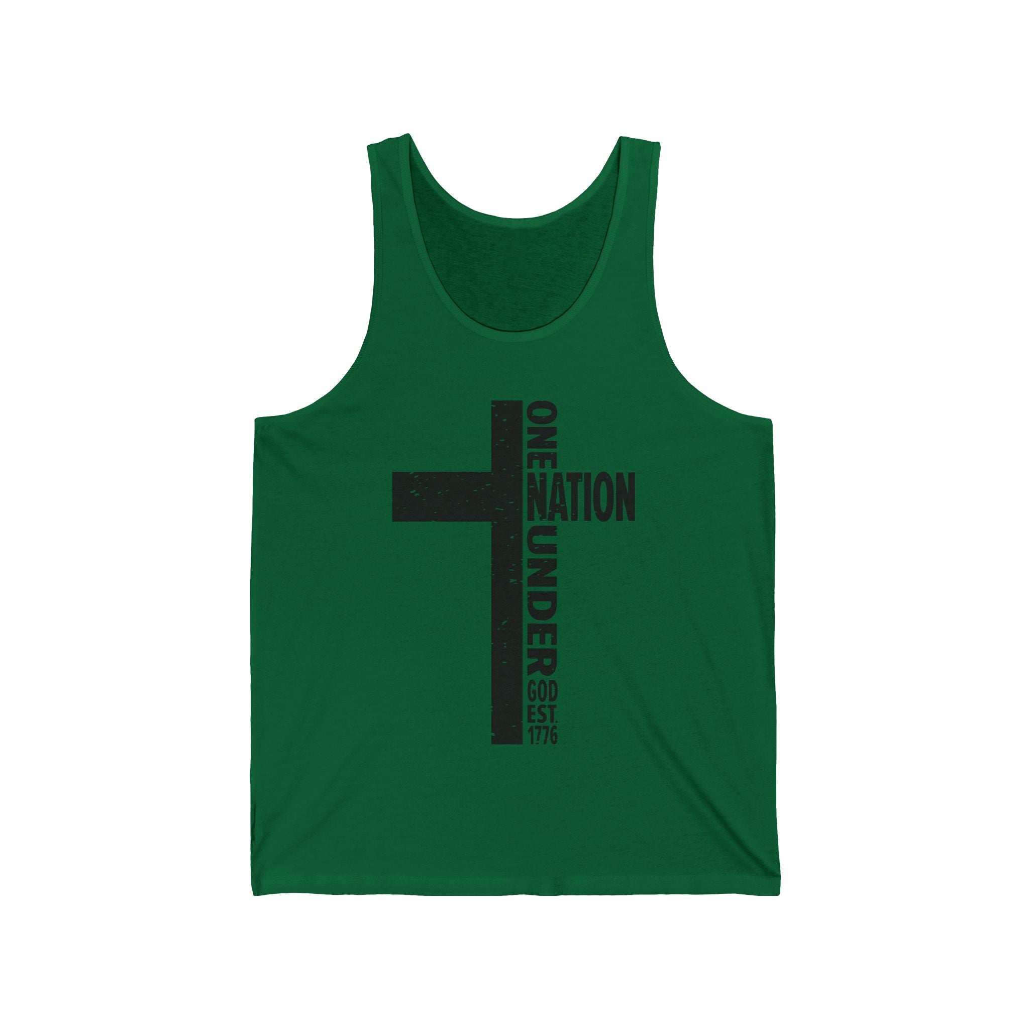 Men's Graphic Tank - " One Nation Under God" | Tank Top by atgodanddesigns