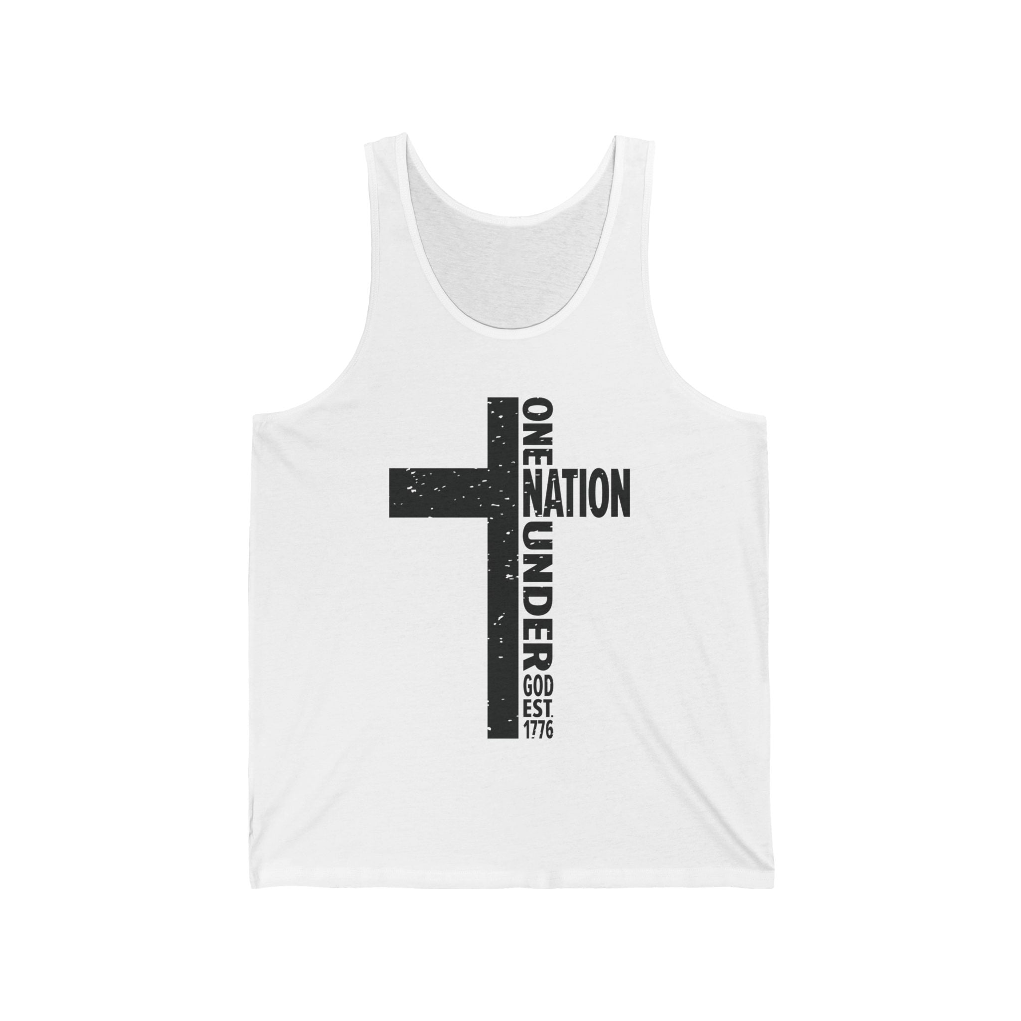 Men's Graphic Tank - " One Nation Under God" | Tank Top by atgodanddesigns