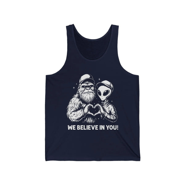 Men's Graphic Tank - We Believe in You! | Tank Top by atgodanddesigns