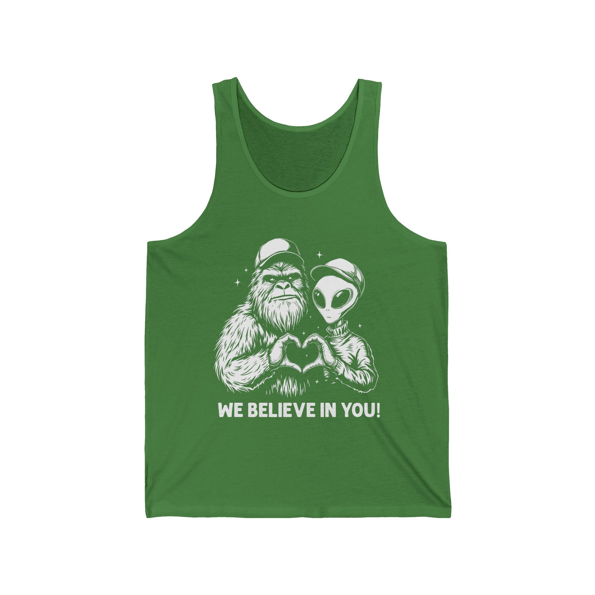 Men's Graphic Tank - We Believe in You! | Tank Top by atgodanddesigns