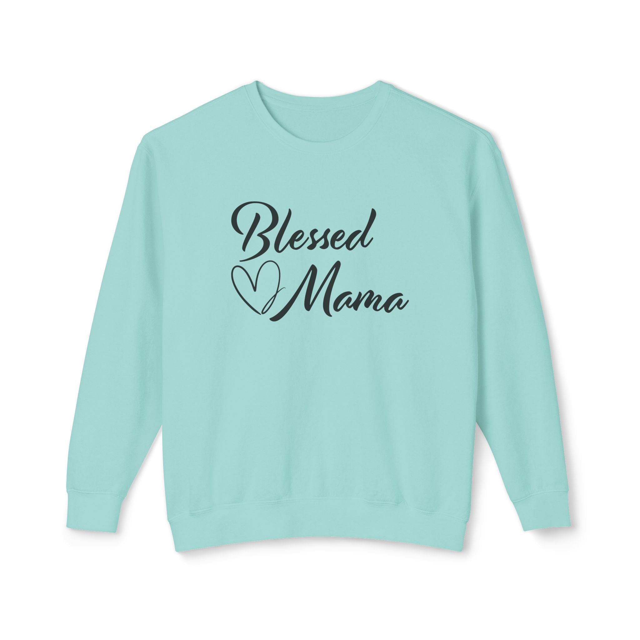 Mom Comfort Colors Sweater - Blessed Mom | Sweatshirt by atgodanddesigns