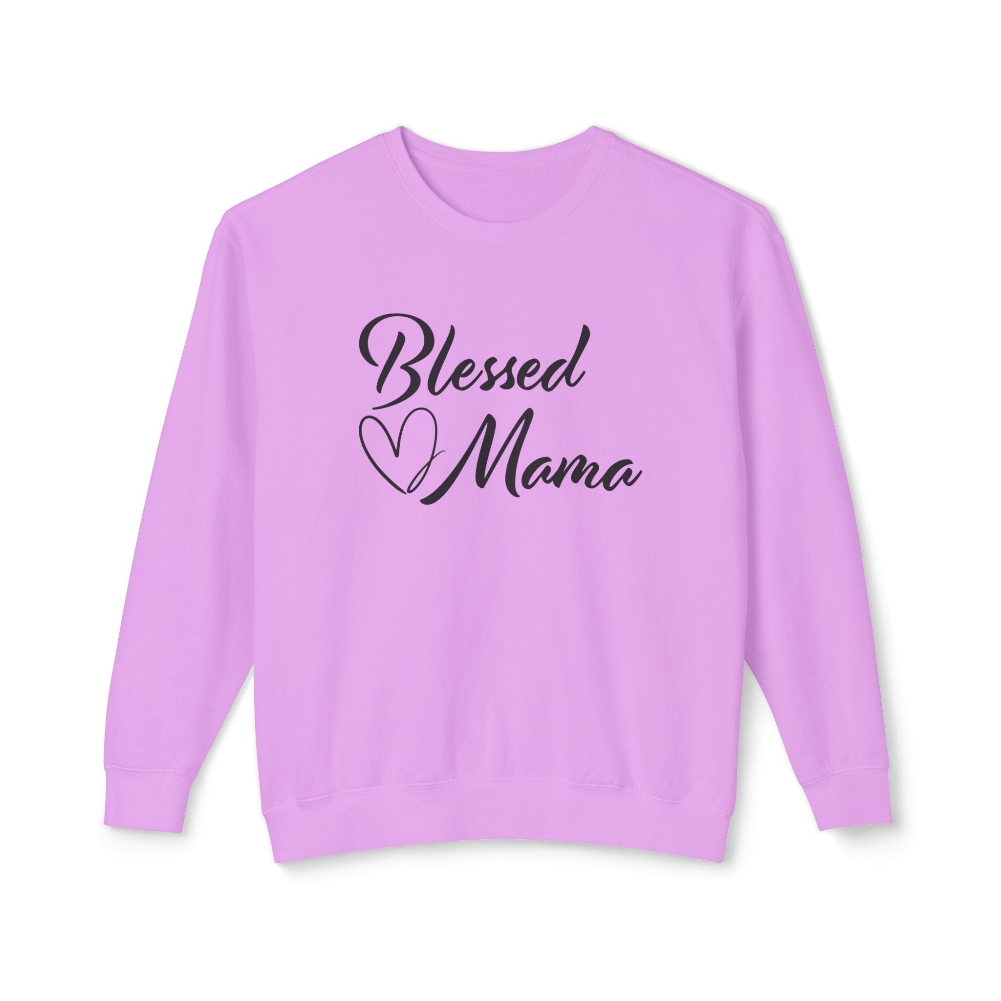 Mom Comfort Colors Sweater - Blessed Mom | Sweatshirt by atgodanddesigns