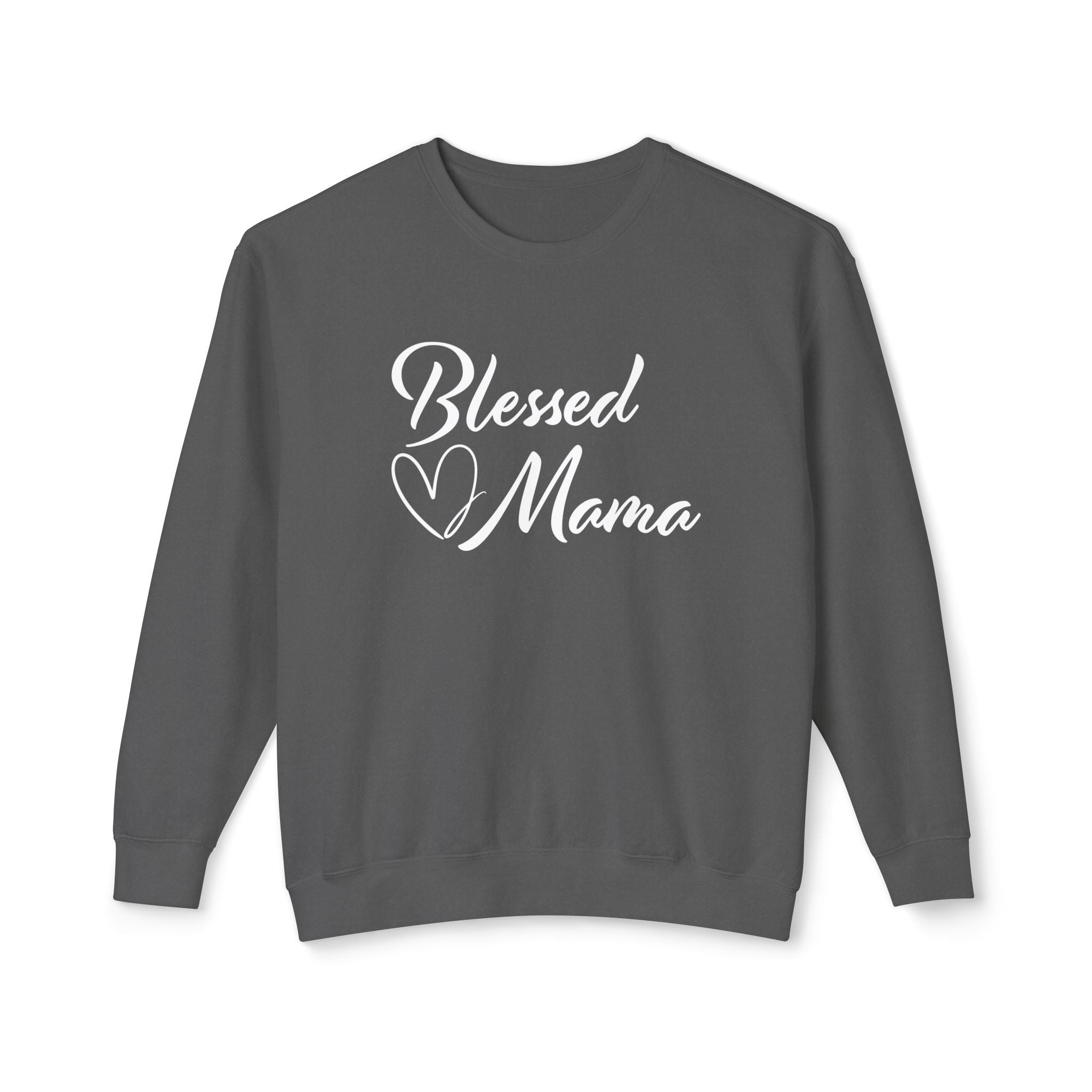 Mom Comfort Colors Sweater - Blessed Mom | Sweatshirt by atgodanddesigns
