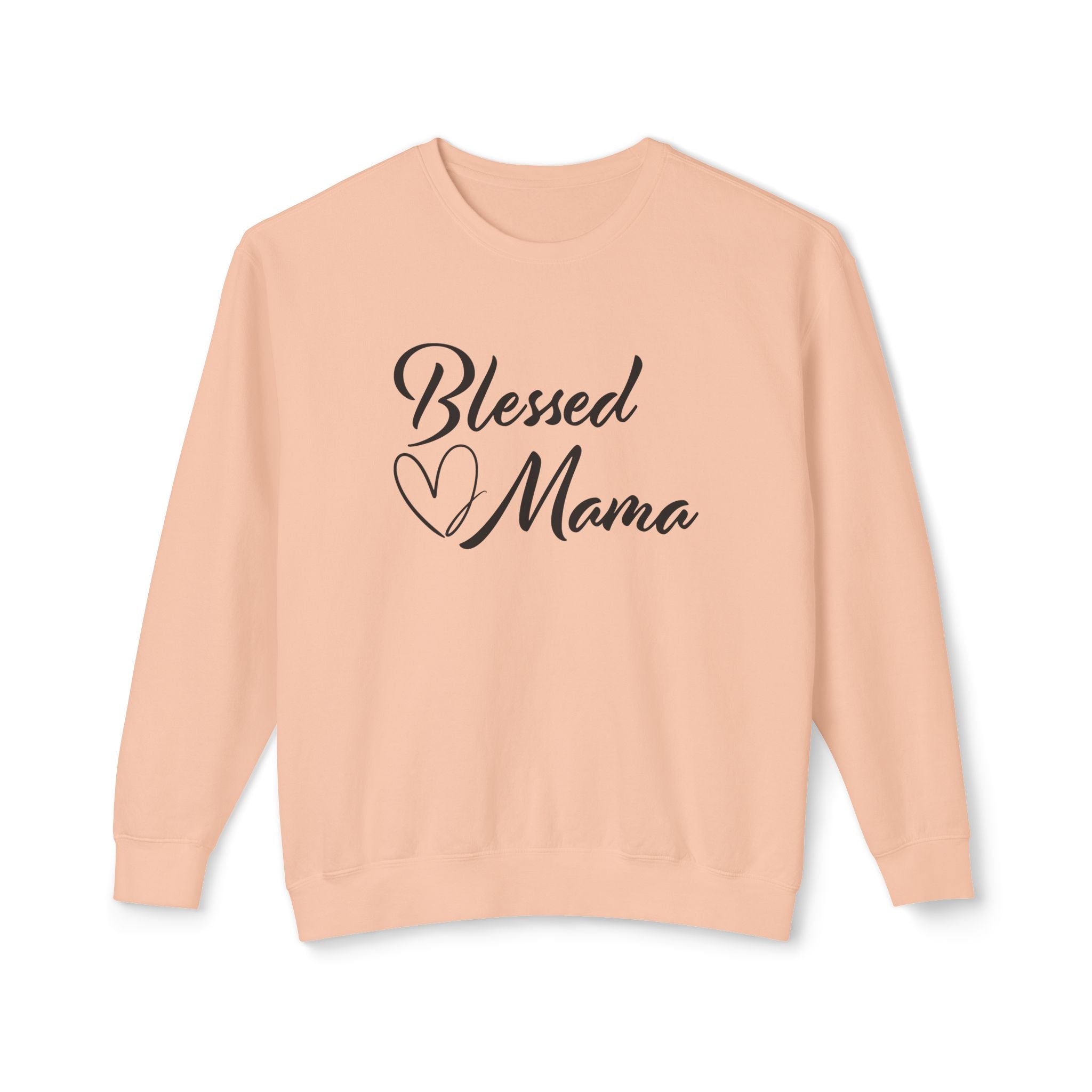 Mom Comfort Colors Sweater - Blessed Mom | Sweatshirt by atgodanddesigns