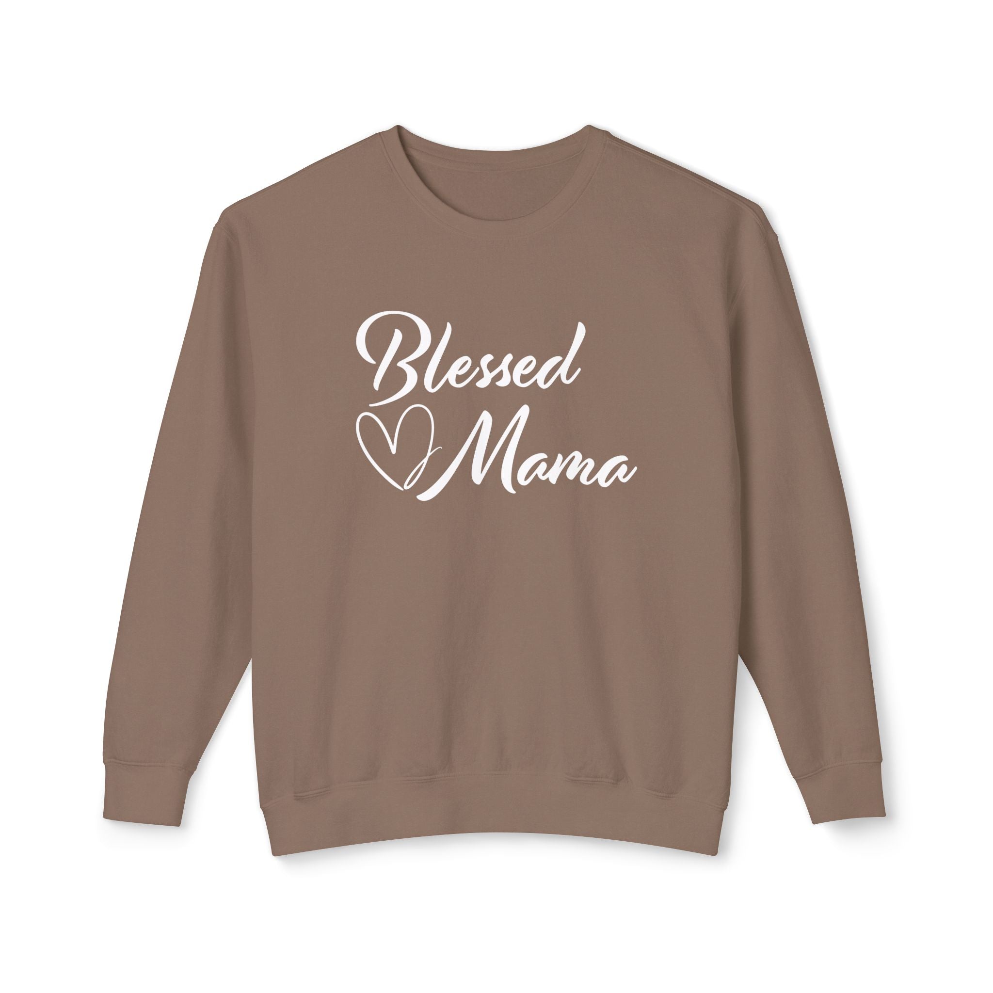 Mom Comfort Colors Sweater - Blessed Mom | Sweatshirt by atgodanddesigns