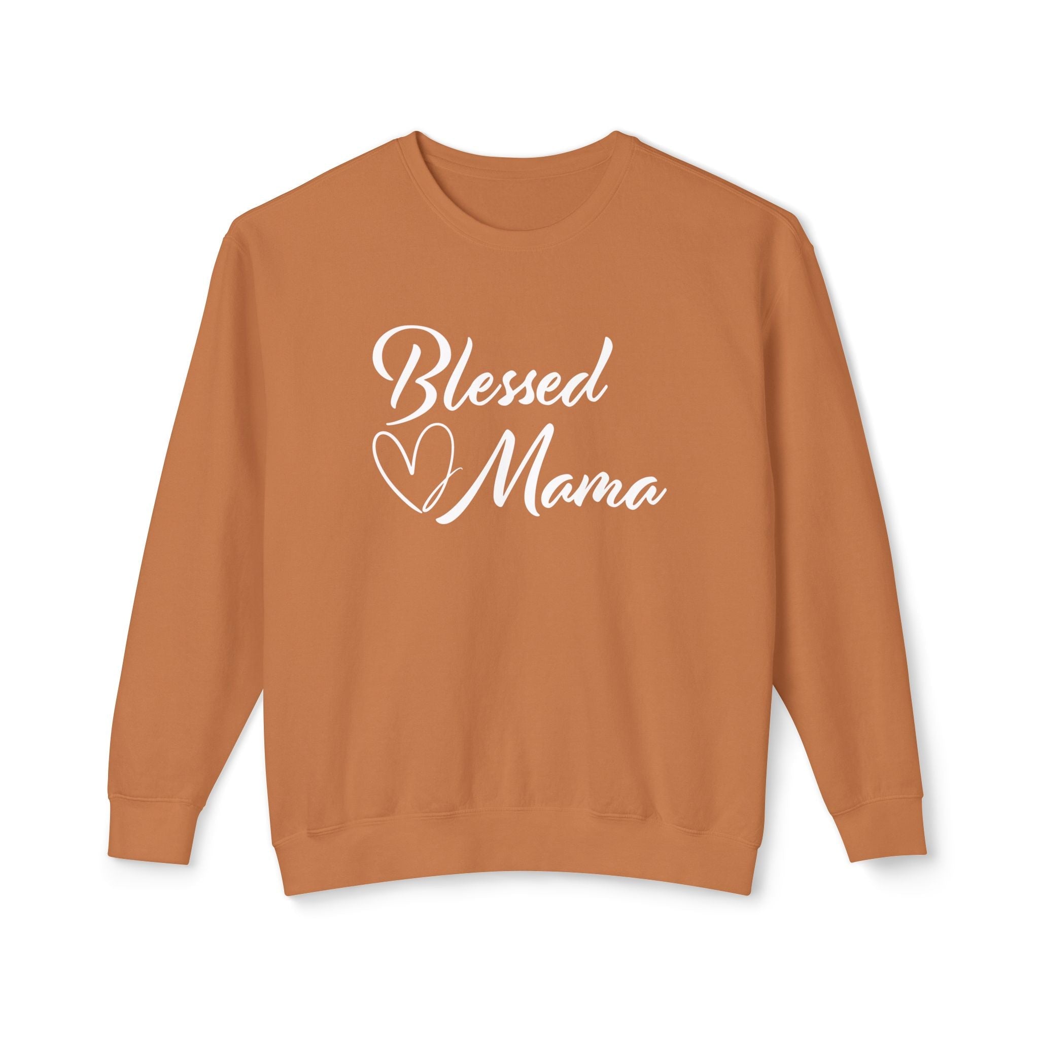 Mom Comfort Colors Sweater - Blessed Mom | Sweatshirt by atgodanddesigns