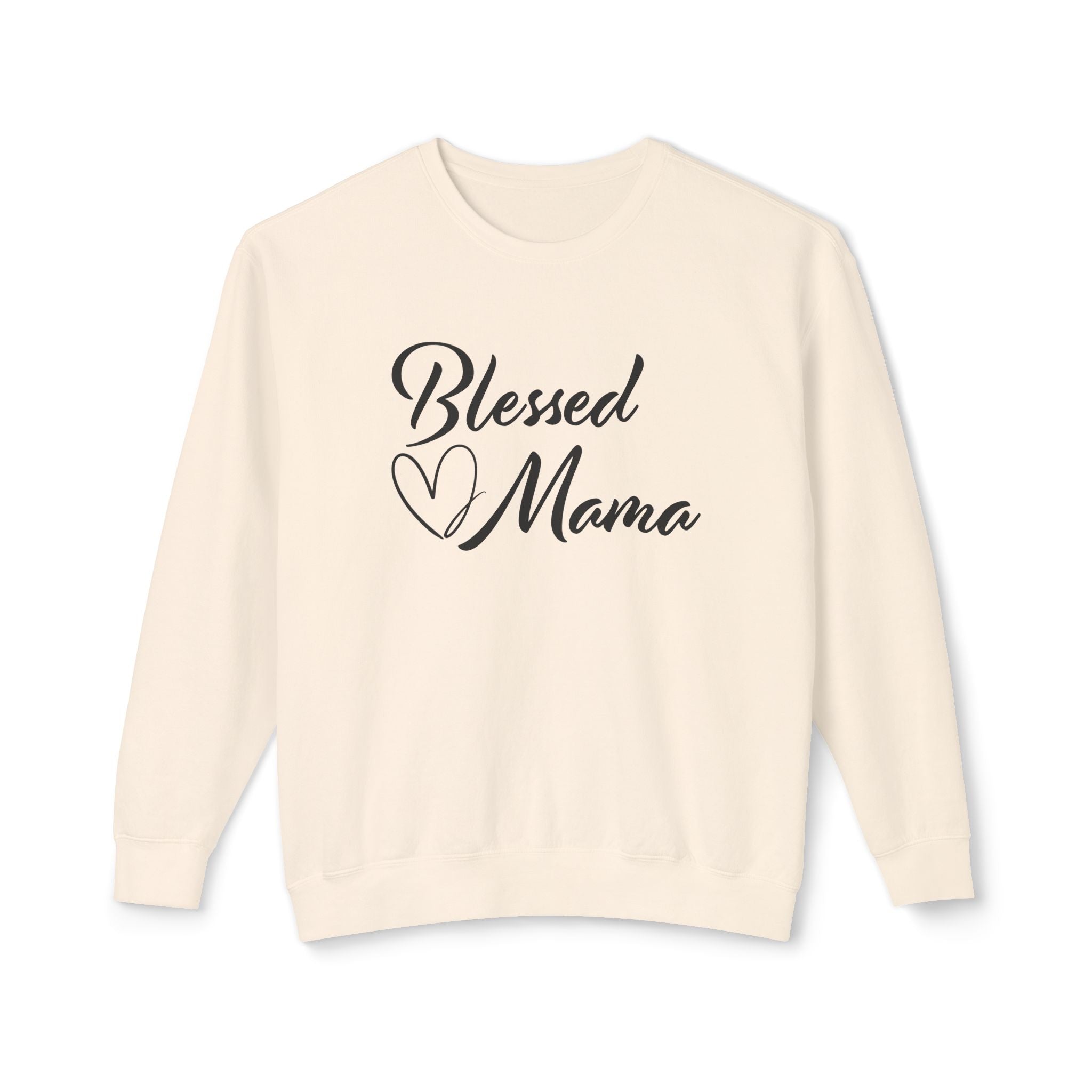 Mom Comfort Colors Sweater - Blessed Mom | Sweatshirt by atgodanddesigns