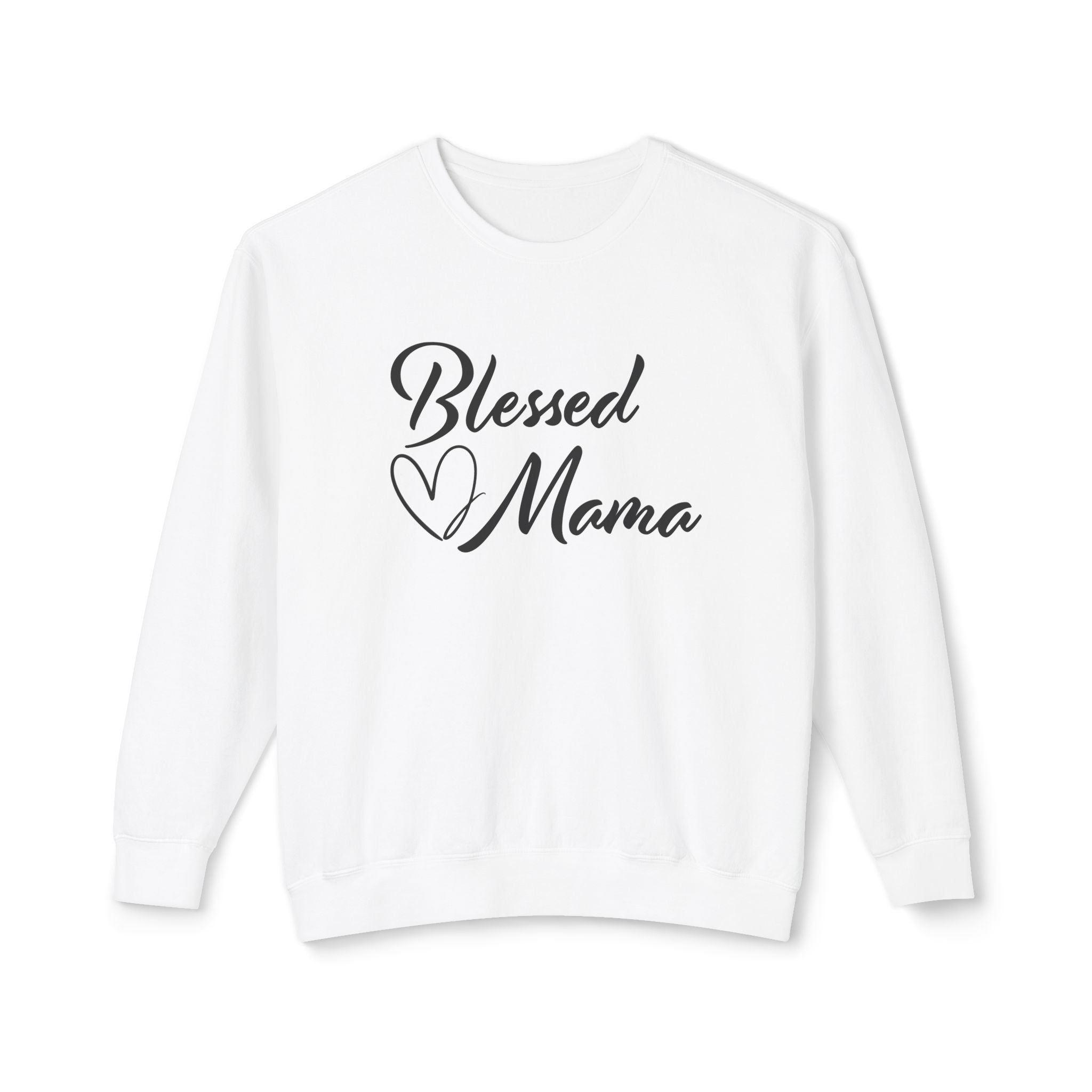 Mom Comfort Colors Sweater - Blessed Mom | Sweatshirt by atgodanddesigns