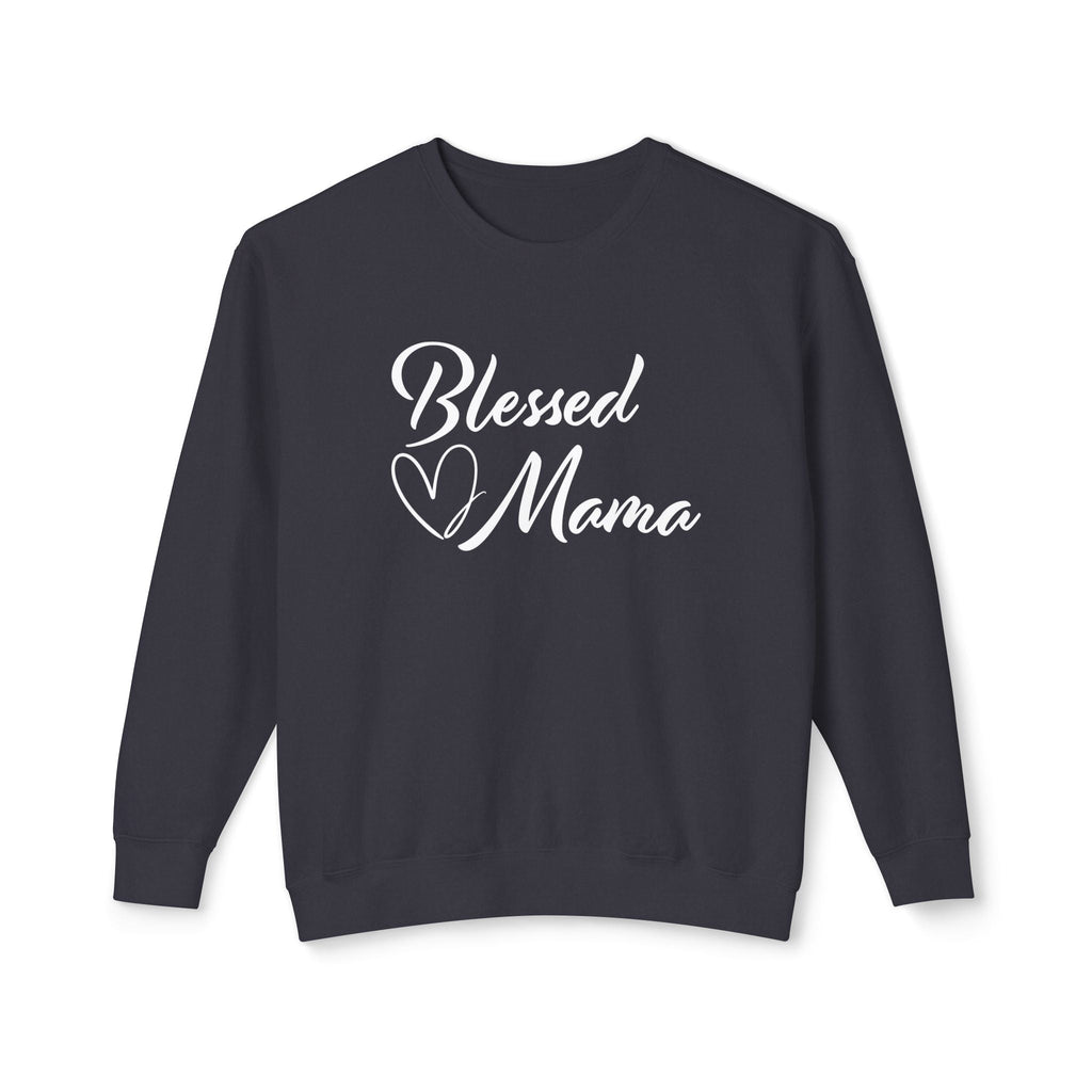 Mom Comfort Colors Sweater - Blessed Mom | Sweatshirt by atgodanddesigns