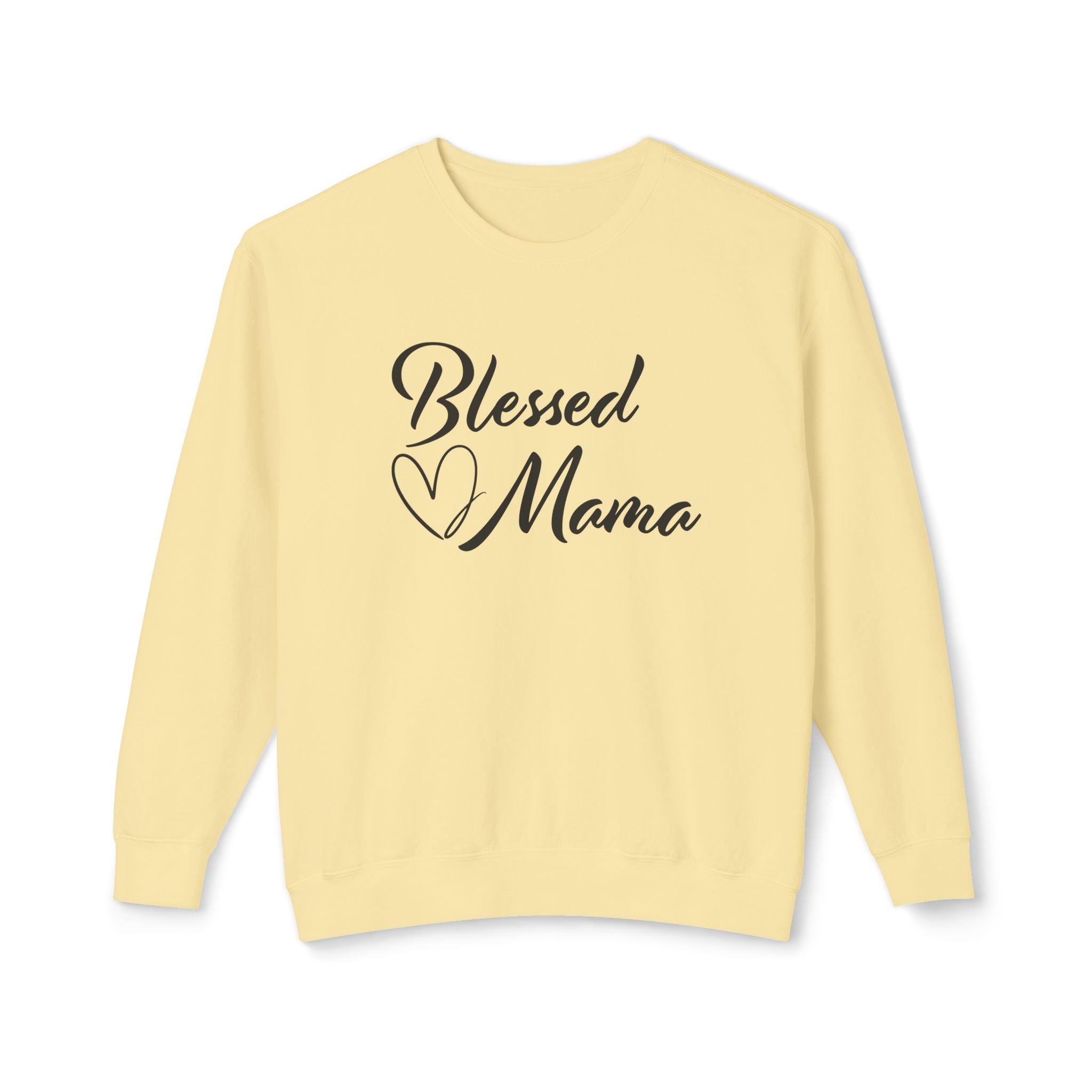 Mom Comfort Colors Sweater - Blessed Mom | Sweatshirt by atgodanddesigns