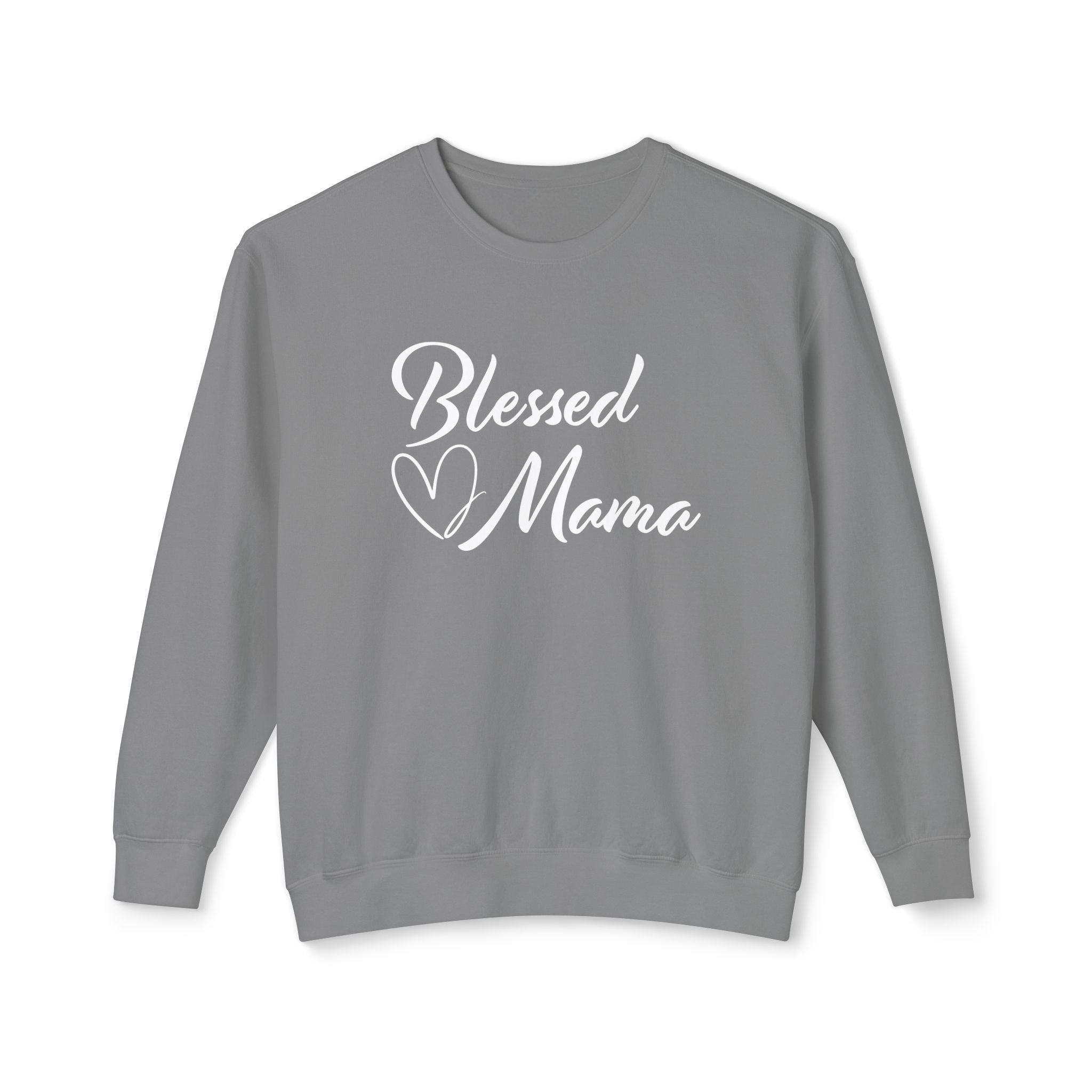 Mom Comfort Colors Sweater - Blessed Mom | Sweatshirt by atgodanddesigns