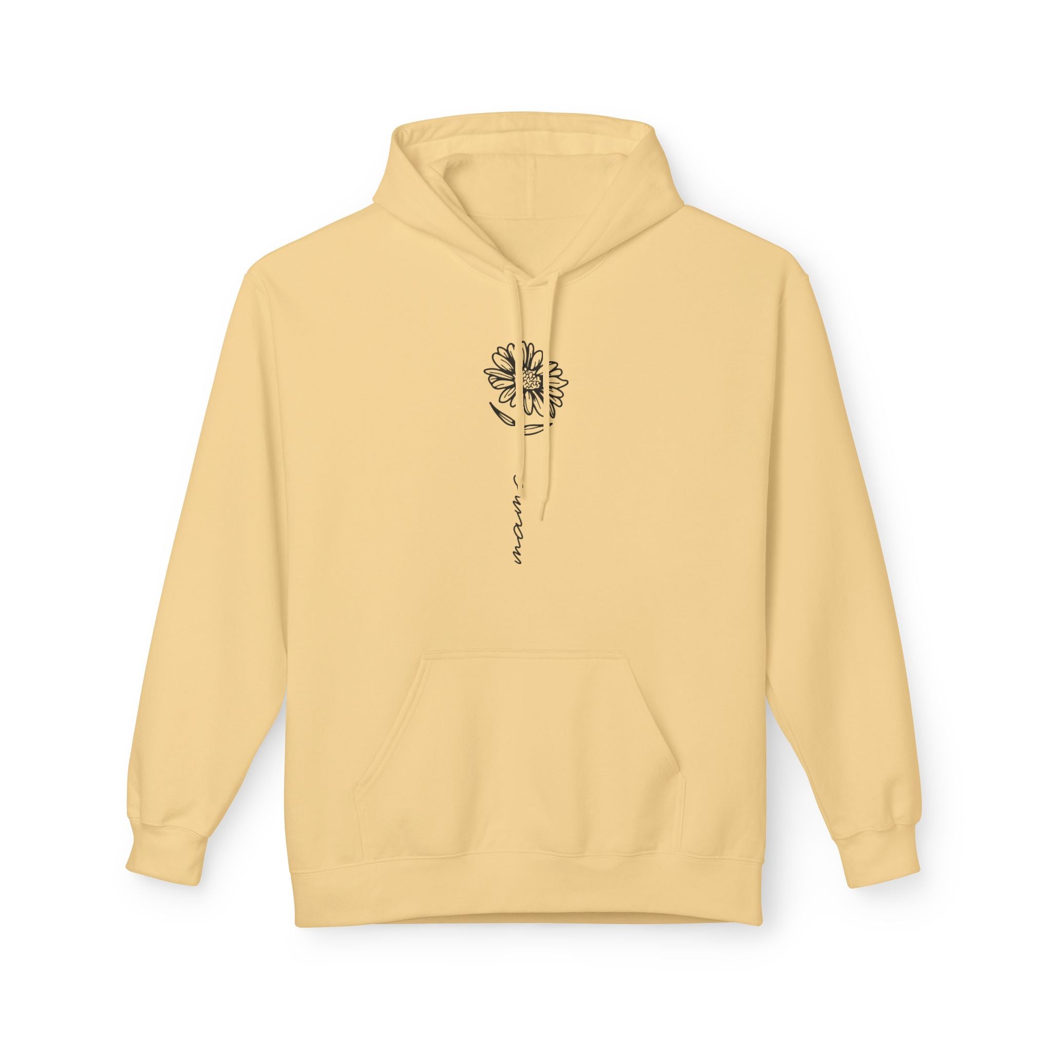 Mom Fleece Hoodie - Floral Mama | Hoodie by atgodanddesigns