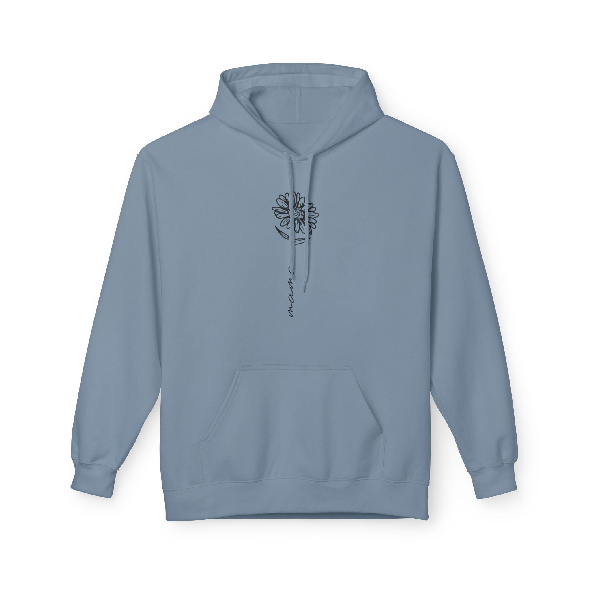 Mom Fleece Hoodie - Floral Mama | Hoodie by atgodanddesigns
