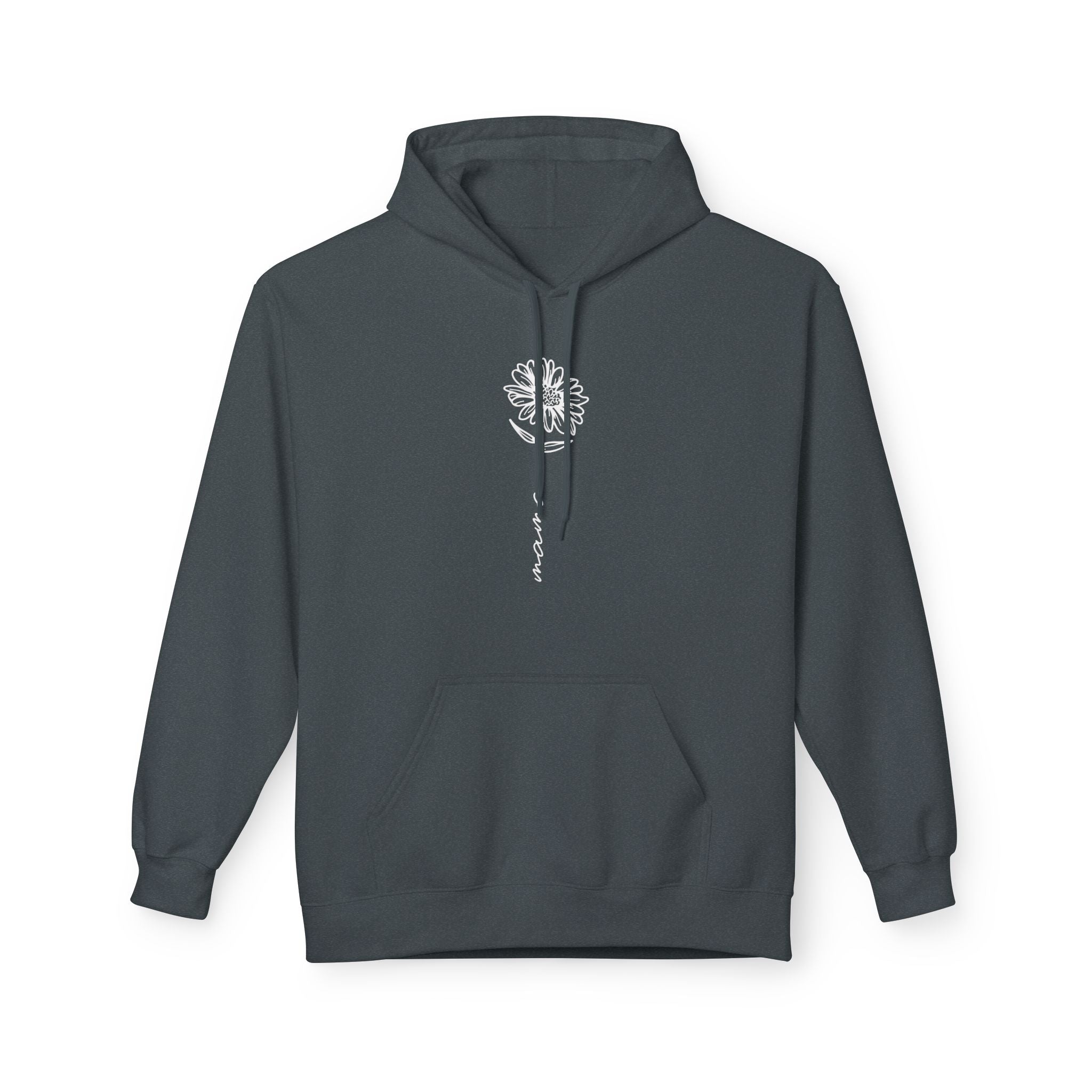 Mom Fleece Hoodie - Floral Mama | Hoodie by atgodanddesigns