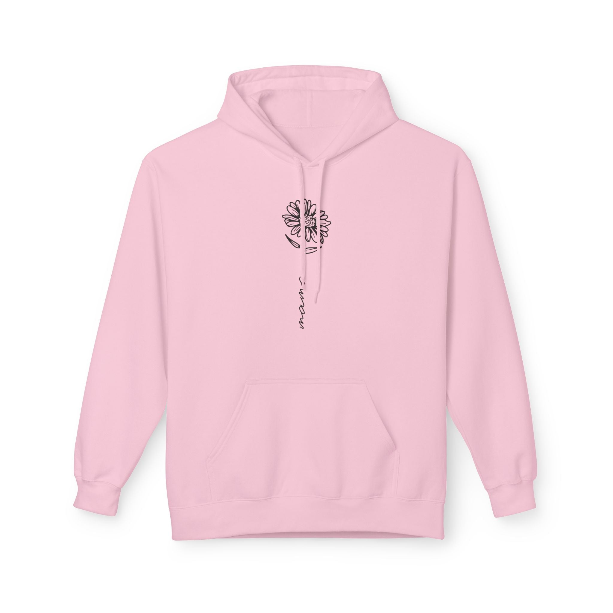 Mom Fleece Hoodie - Floral Mama | Hoodie by atgodanddesigns